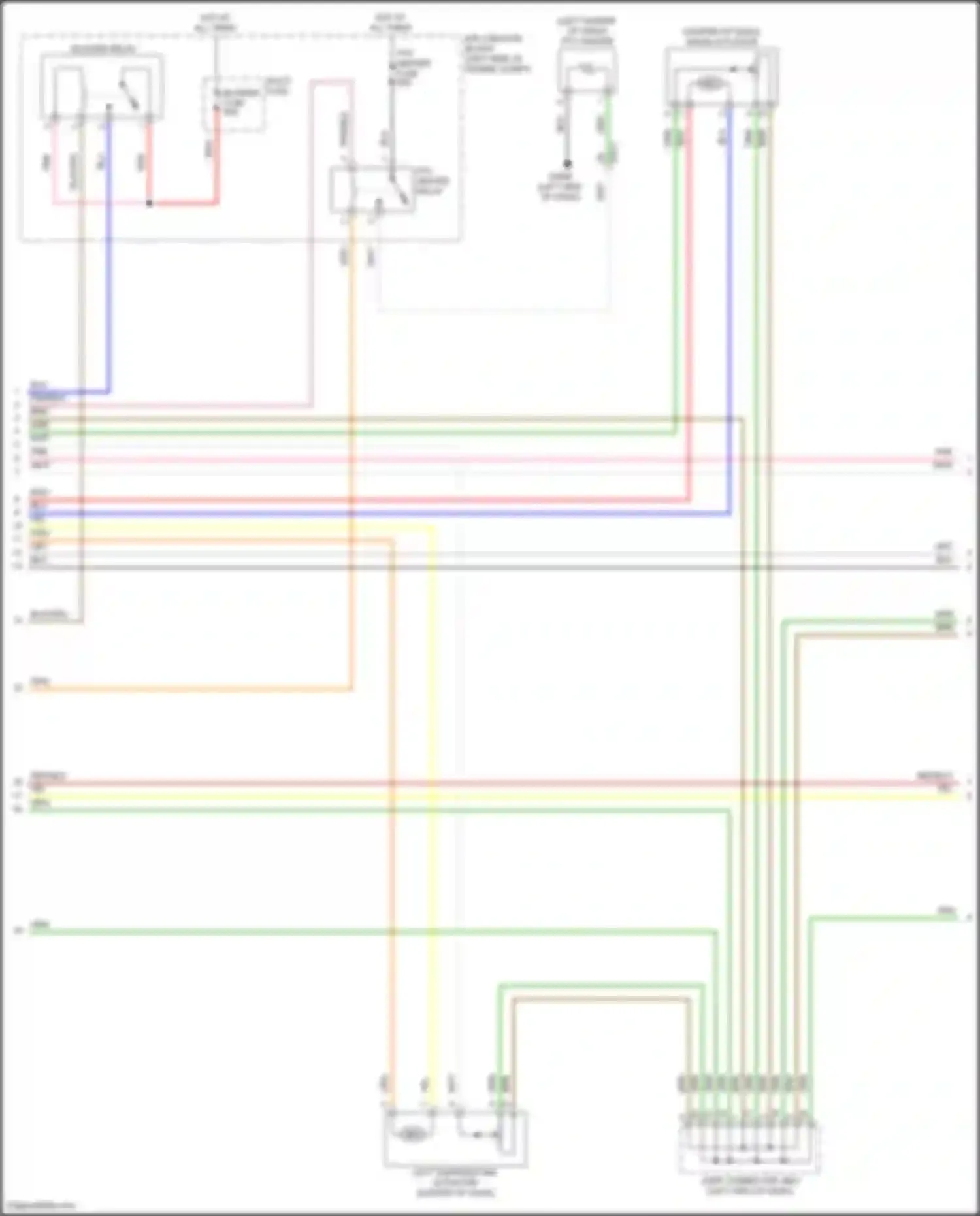 Wiring diagram e/r junction block for Hyundai Santa Cruz I (2021-2024) (7 of 31)
