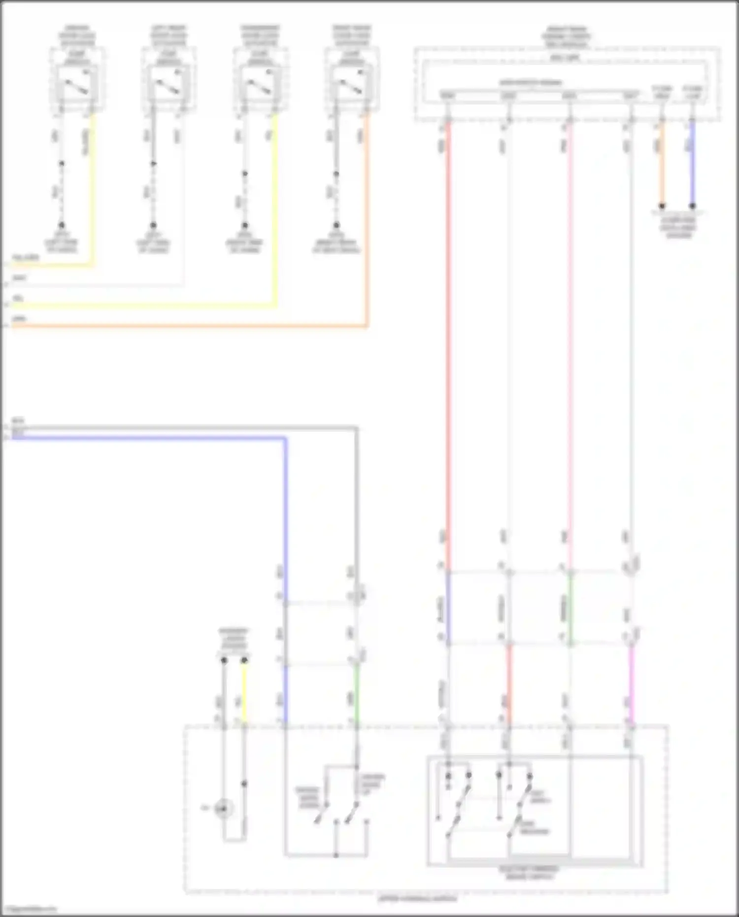 Wiring diagram esc module esc unit for Hyundai Santa Cruz I (2021-2024) (1 of 2)
