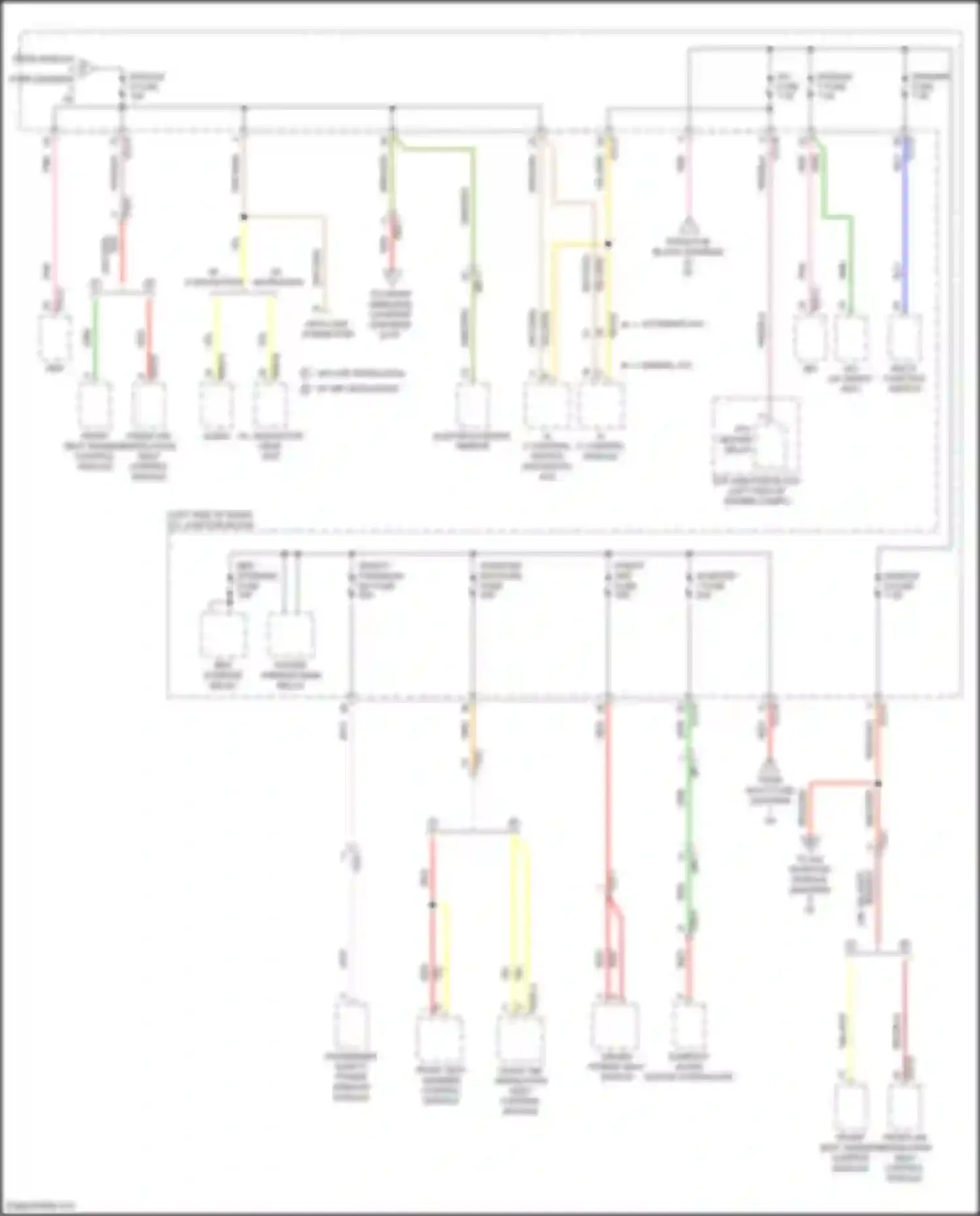 Wiring diagram front seat warmer control module for Hyundai Santa Cruz I (2021-2024) (5 of 5)