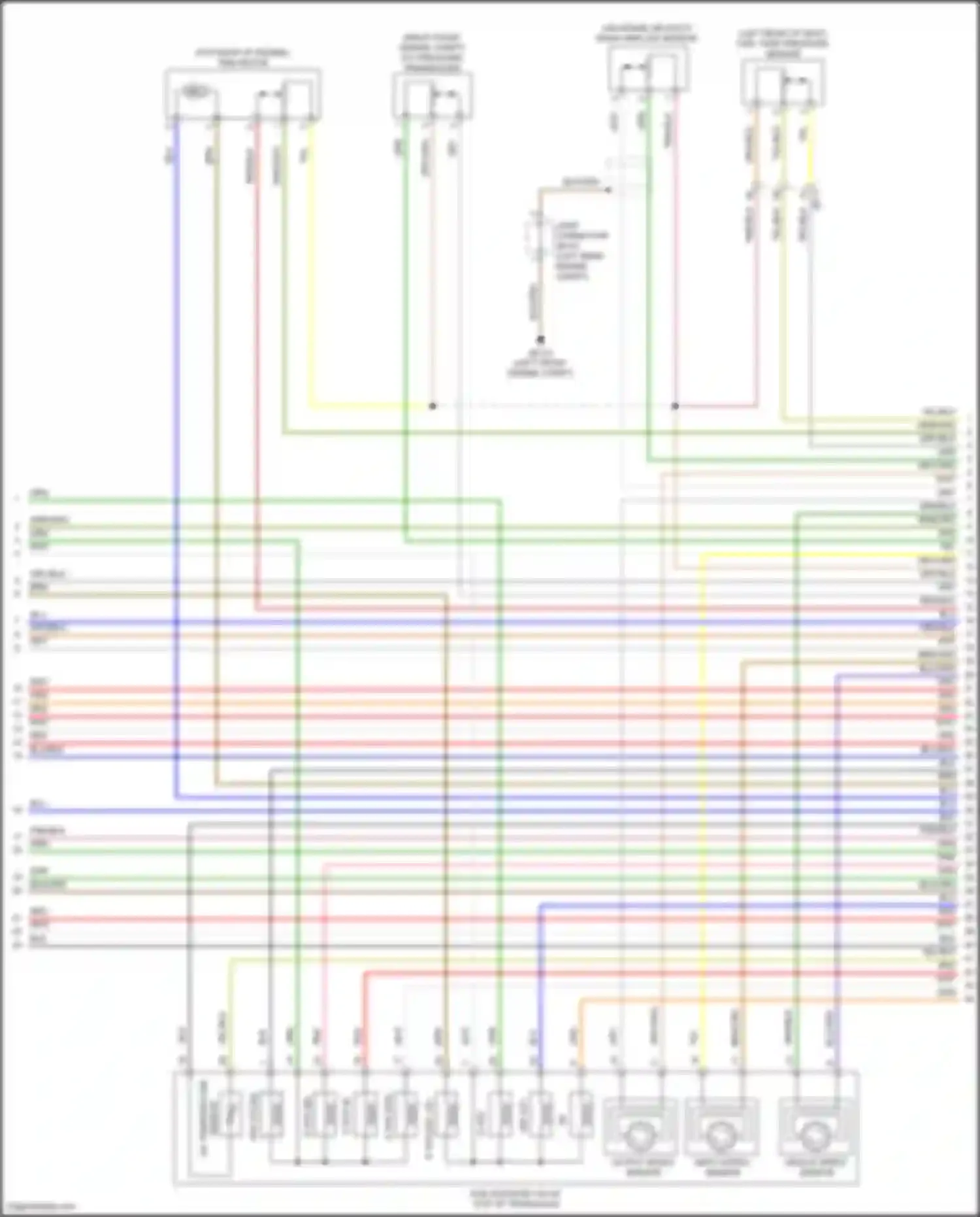 Wiring diagram input speed sensor for Hyundai Santa Cruz I (2021-2024) (2 of 2)