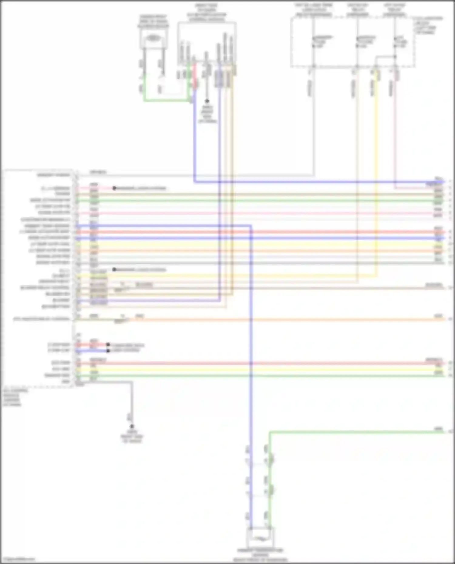 Wiring diagram intake actr f/b for Hyundai Santa Cruz I (2021-2024) (2 of 2)