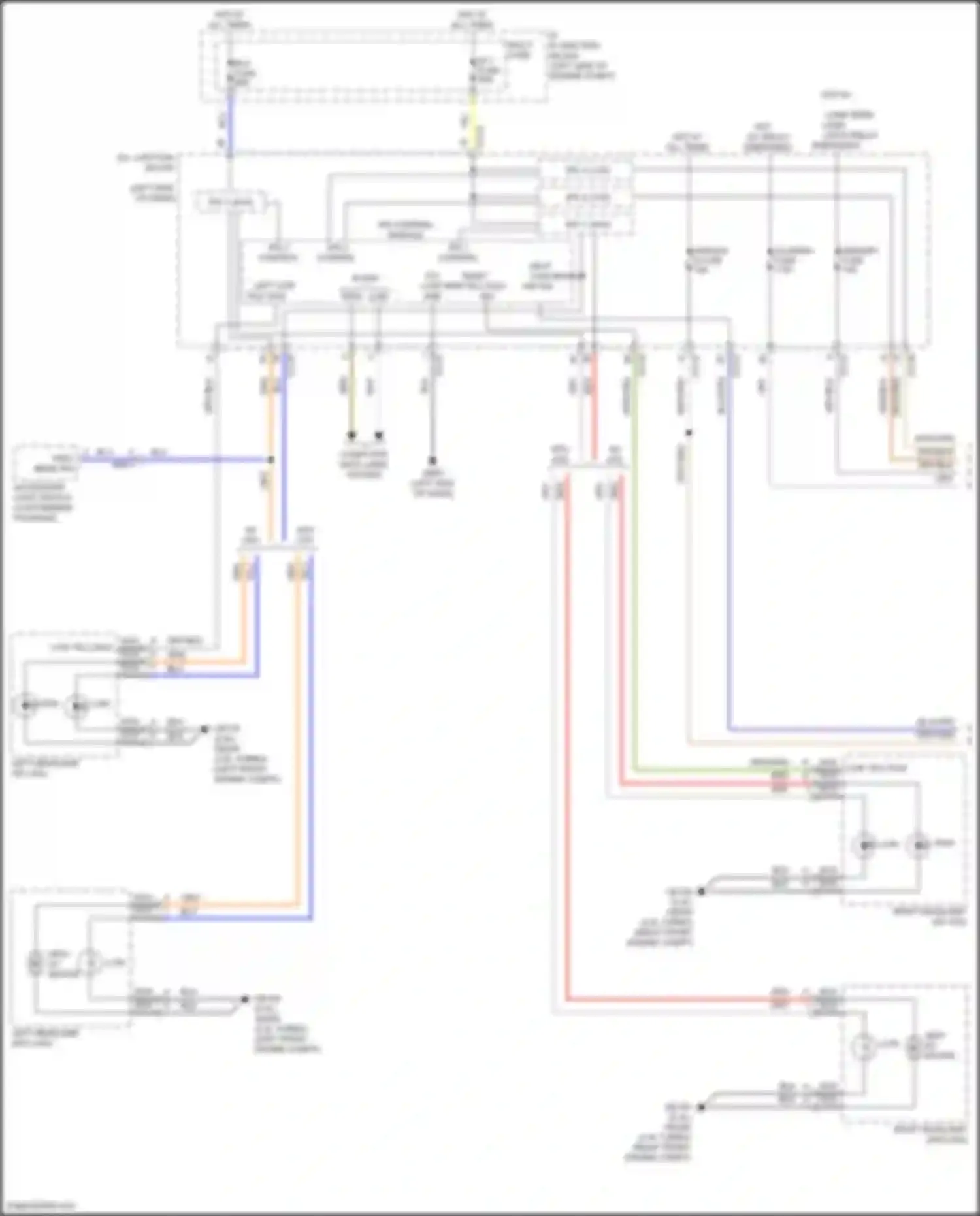 Wiring diagram memory fuse for Hyundai Santa Cruz I (2021-2024) (1 of 9)