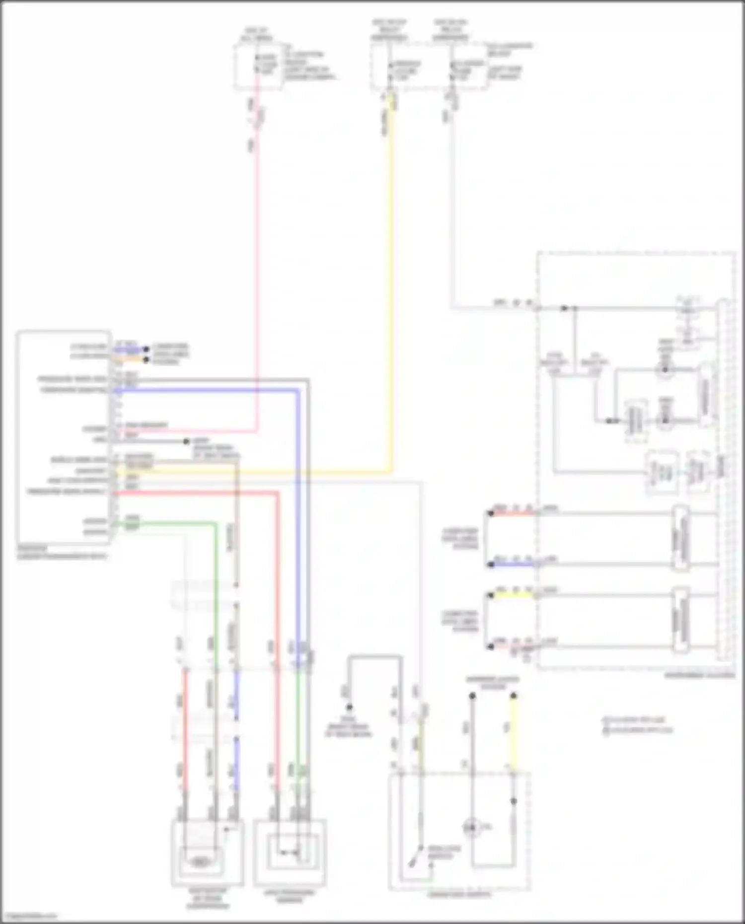 Wiring diagram module 4 fuse for Hyundai Santa Cruz I (2021-2024) (1 of 6)
