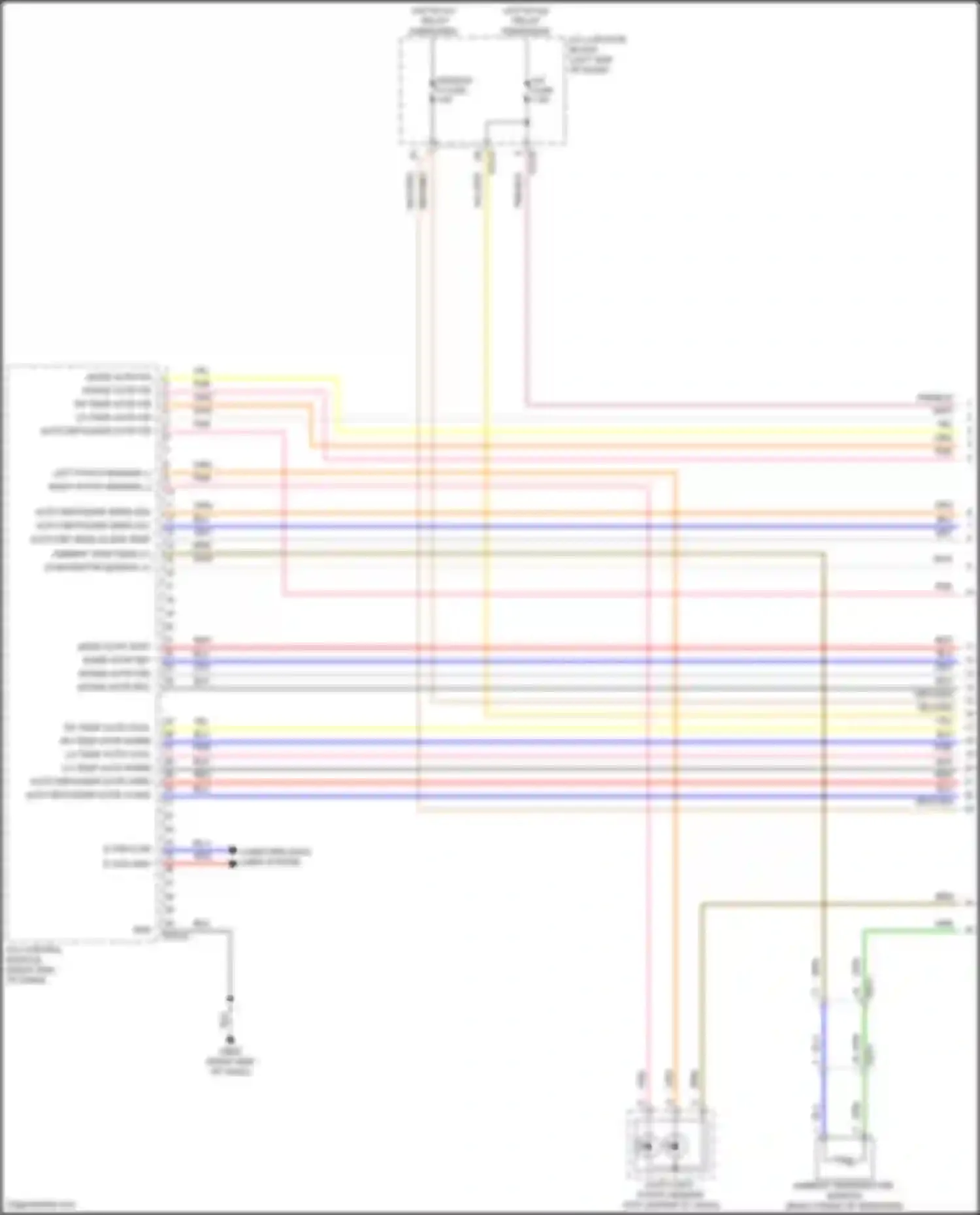 Wiring diagram module 5 fuse for Hyundai Santa Cruz I (2021-2024) (1 of 16)