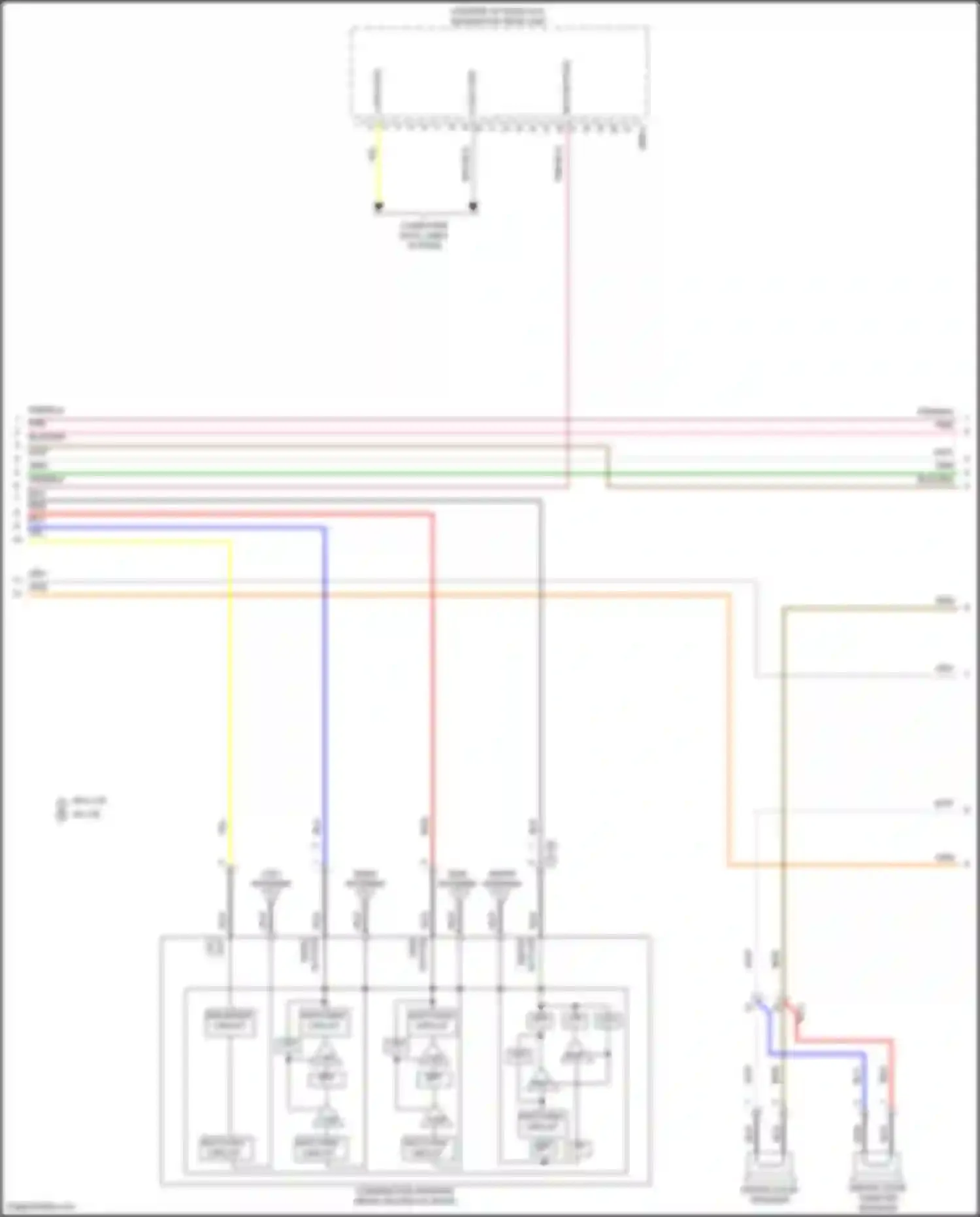 Wiring diagram mts keypad in for Hyundai Santa Cruz I (2021-2024) (1 of 6)