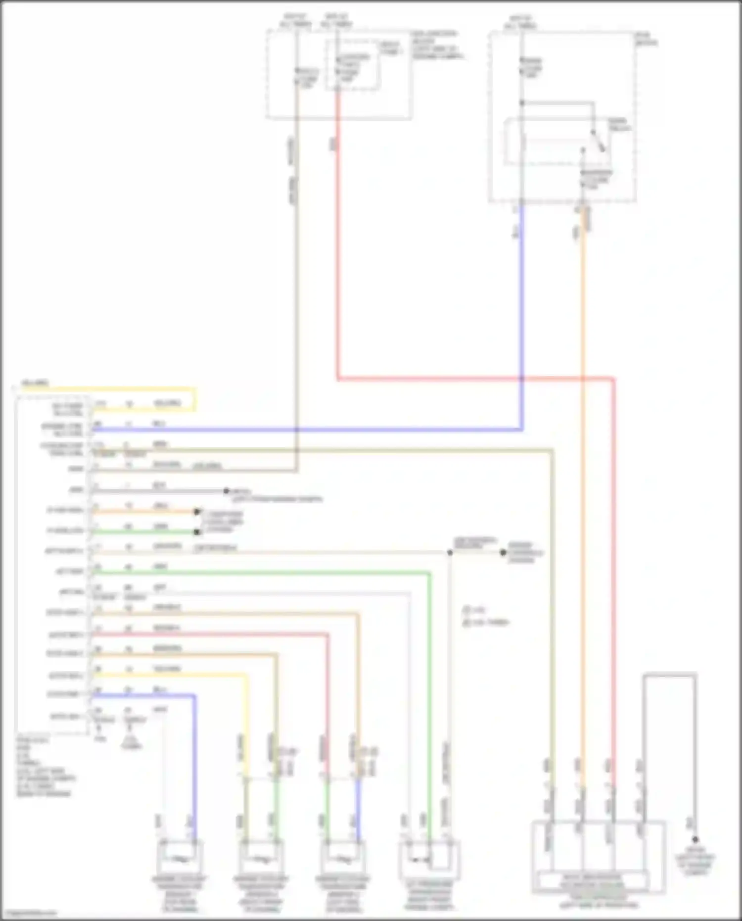 Wiring diagram multi fuse 1 for Hyundai Santa Cruz I (2021-2024) (3 of 3)