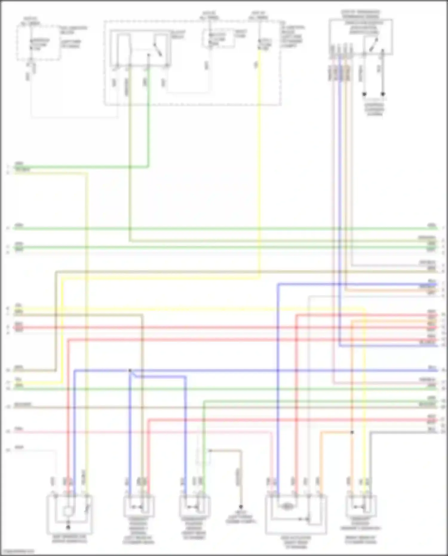 Wiring diagram multi fuse for Hyundai Santa Cruz I (2021-2024) (11 of 12)
