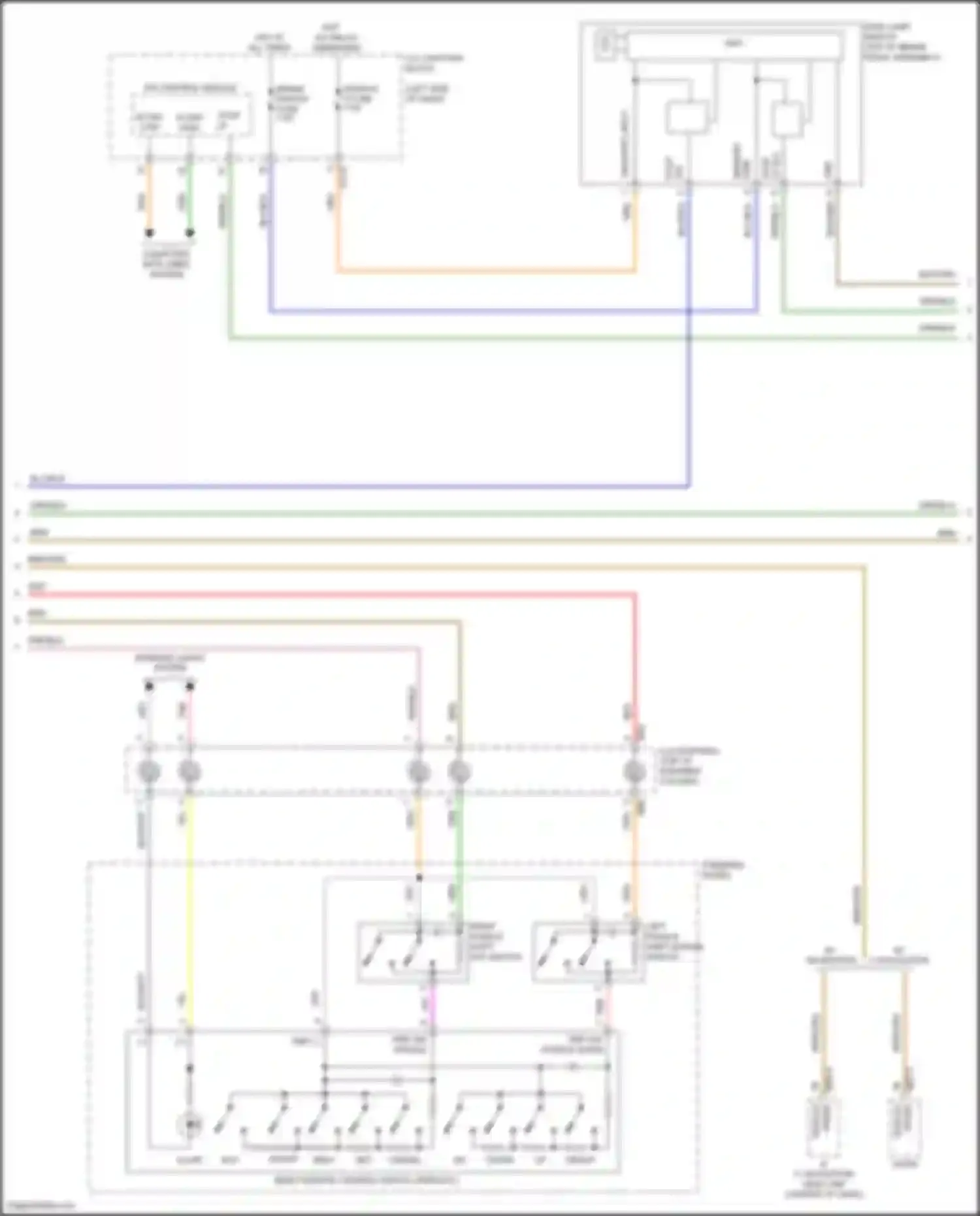 Wiring diagram on/start input for Hyundai Santa Cruz I (2021-2024) (12 of 22)