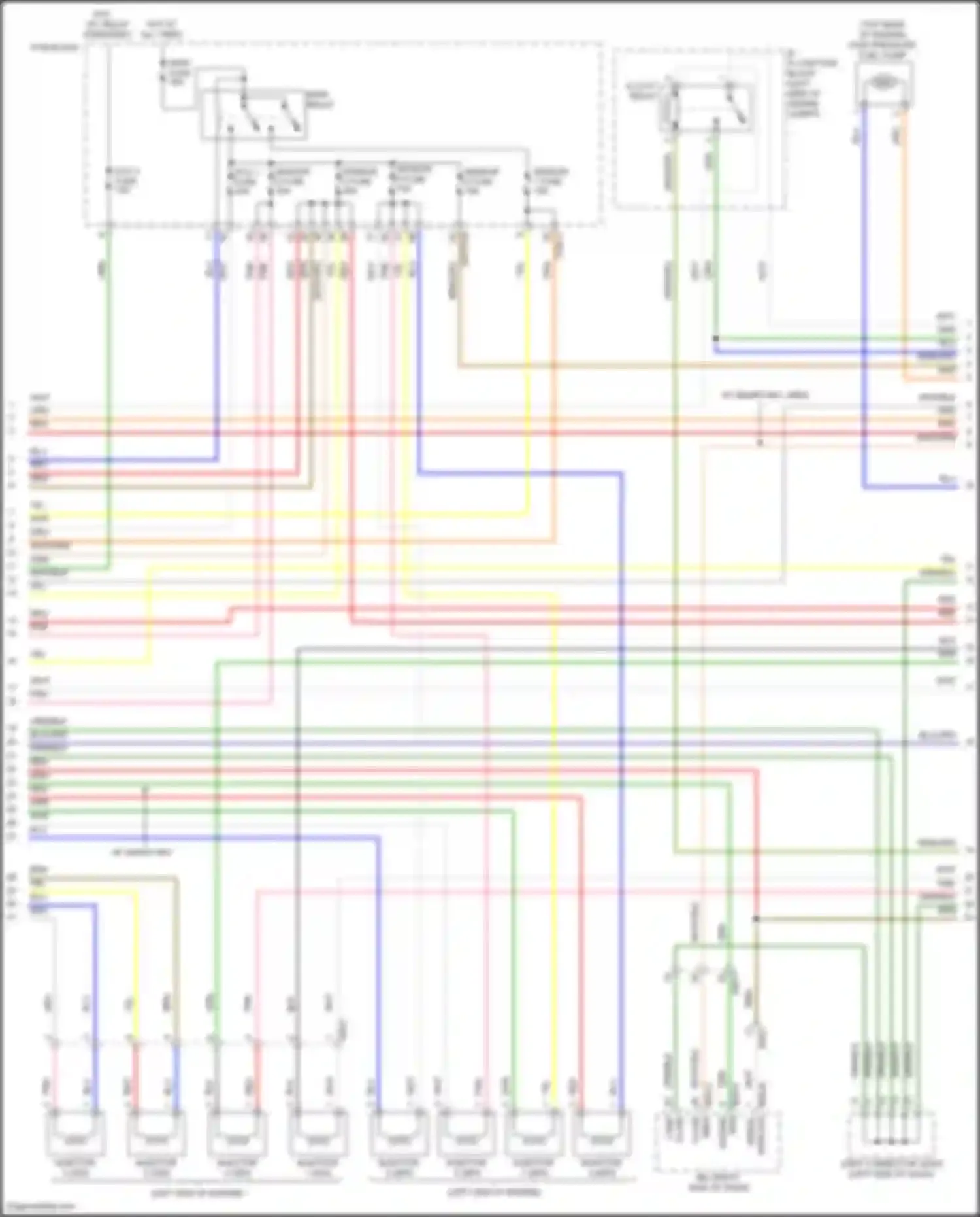 Wiring diagram pcb-c for Hyundai Santa Cruz I (2021-2024) (1 of 1)