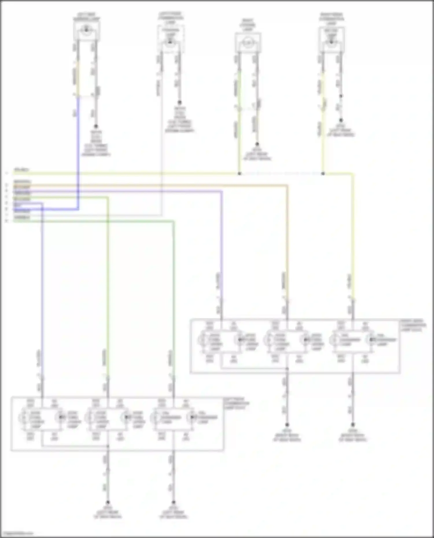 Wiring diagram position lamp for Hyundai Santa Cruz I (2021-2024) (2 of 2)