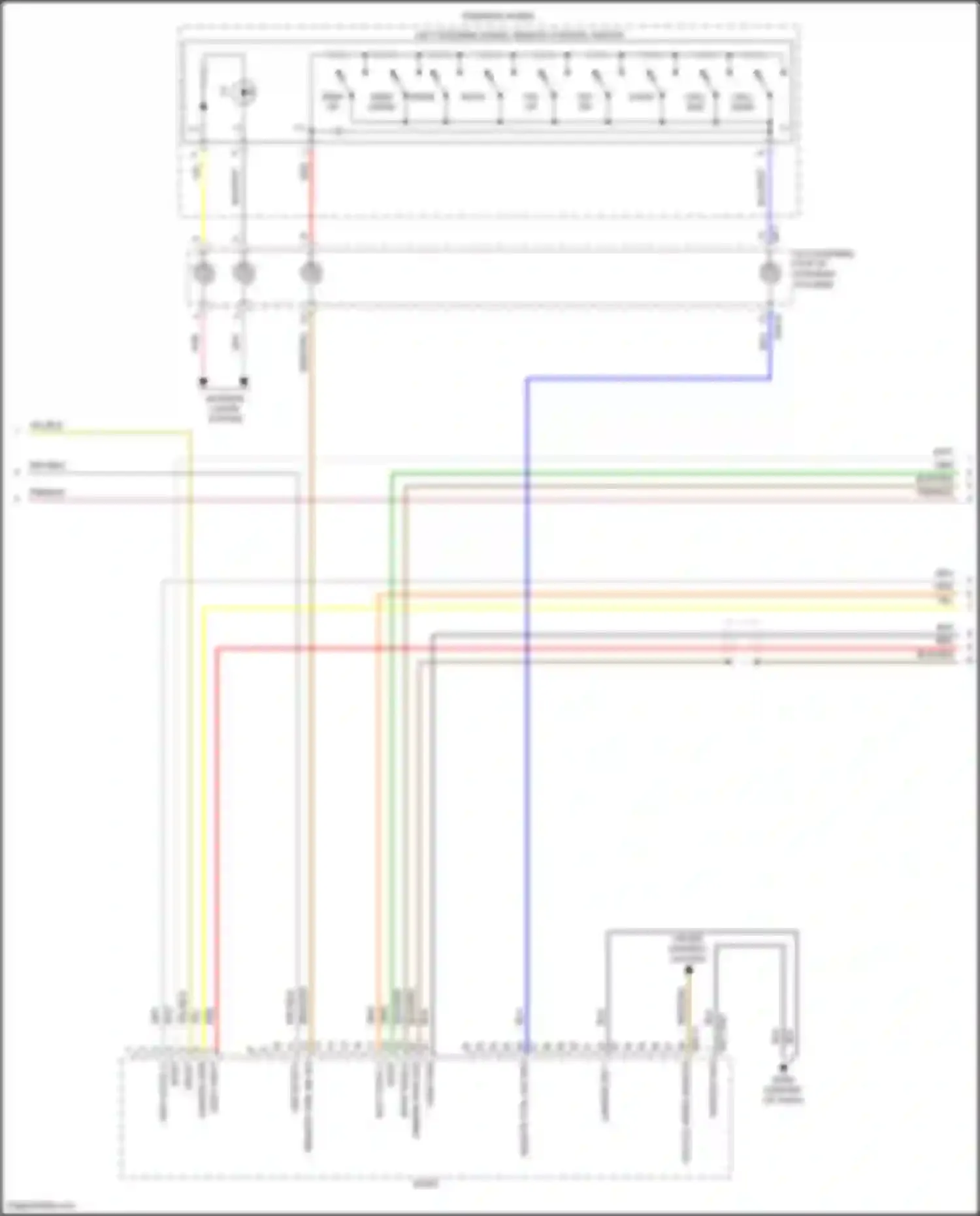 Wiring diagram remote ctrl sw sig for Hyundai Santa Cruz I (2021-2024) (5 of 6)