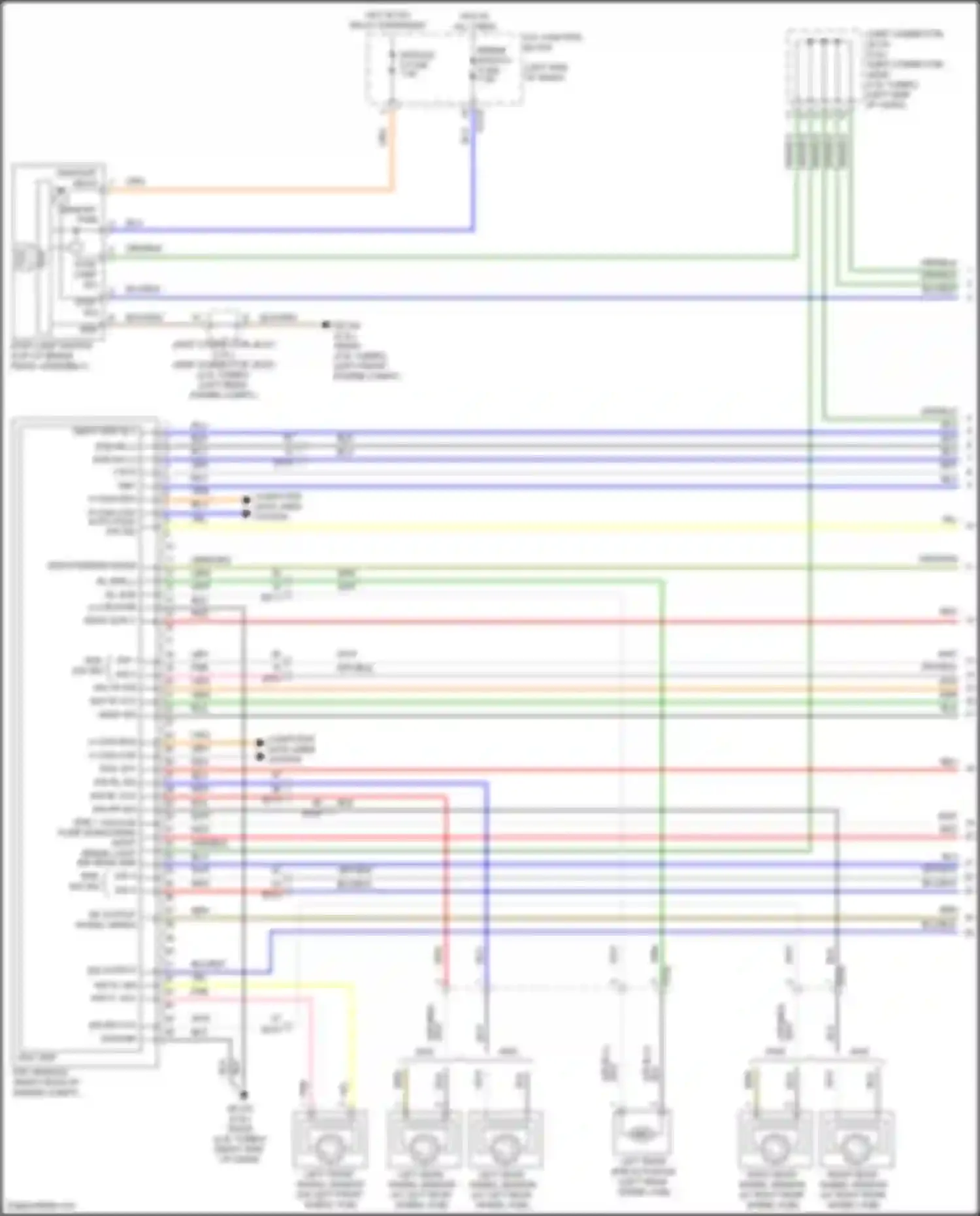 Wiring diagram sig output for Hyundai Santa Cruz I (2021-2024) (1 of 1)