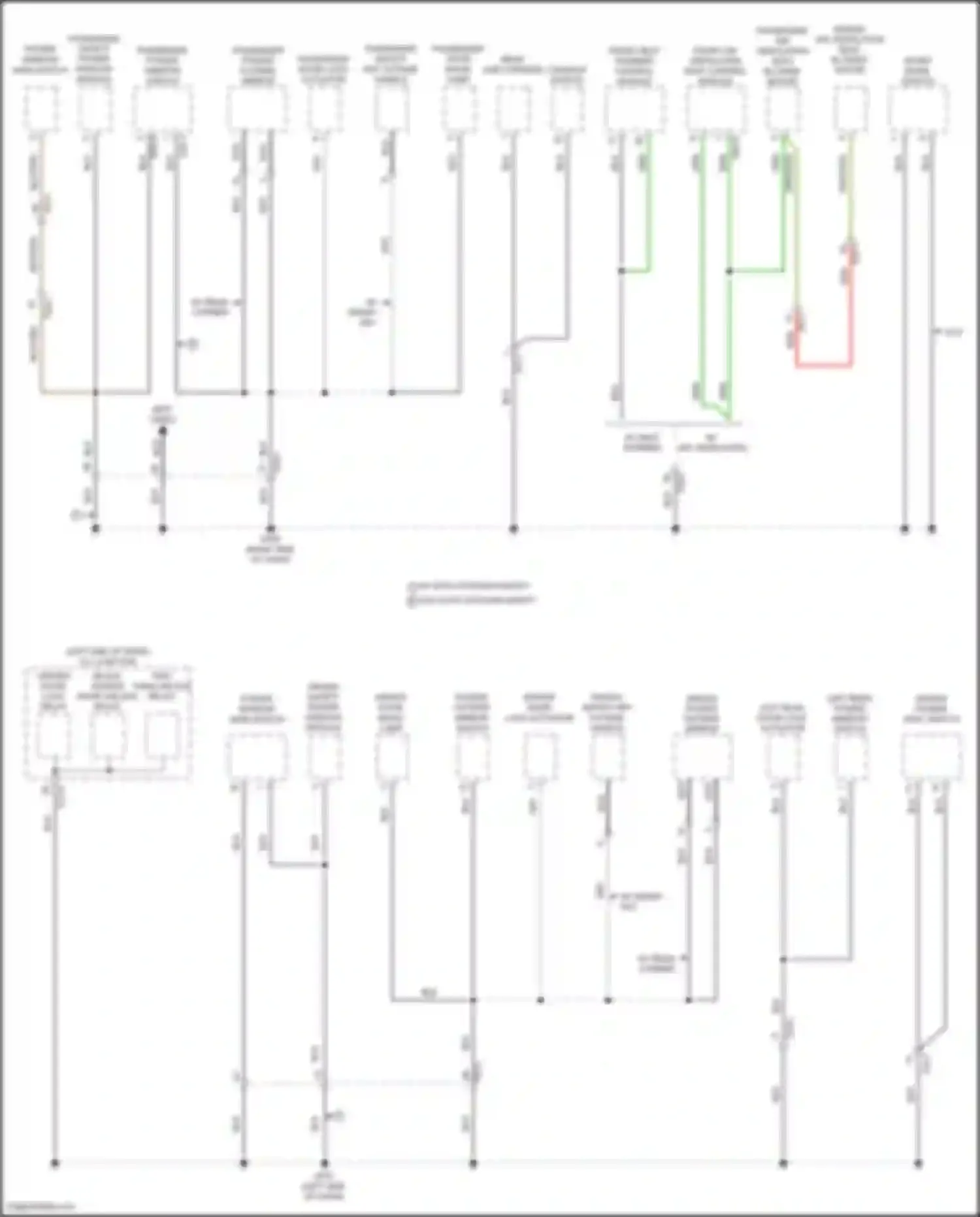 Wiring diagram two turn unlock relay for Hyundai Santa Cruz I (2021-2024) (3 of 7)