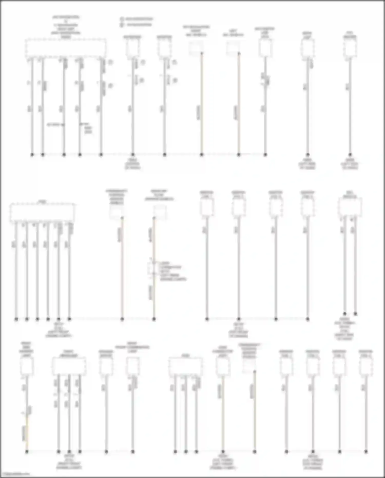 Wiring diagram w/ navigation for Hyundai Santa Cruz I (2021-2024) (3 of 8)