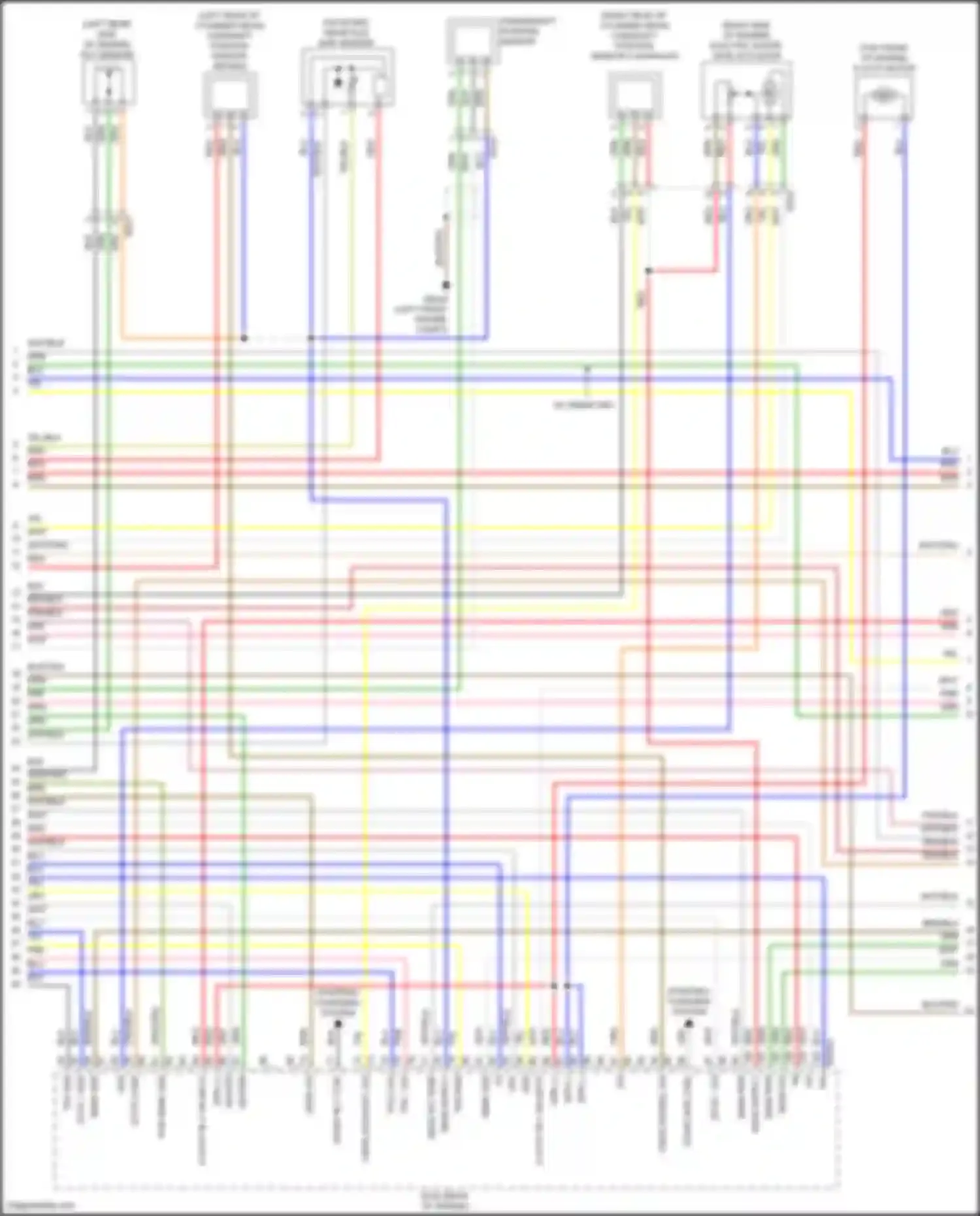 Wiring diagram w/ smart key for Hyundai Santa Cruz I (2021-2024) (12 of 14)