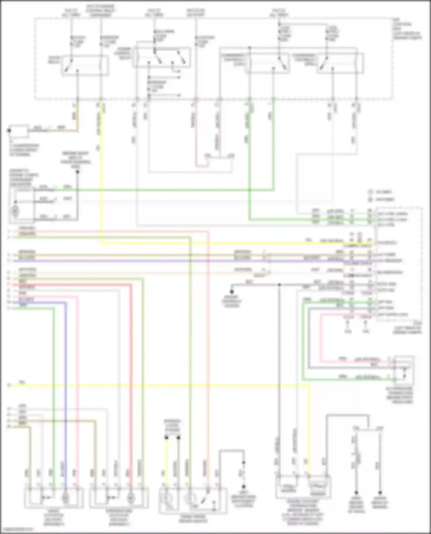 Santa Fe Hyundai II facelift (2010-2012): Automatic a/c circuit (2 of 2)