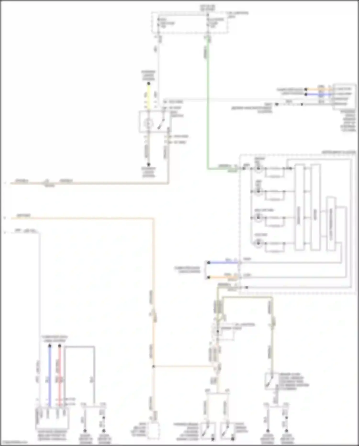Santa Fe Hyundai II facelift (2010-2012): Anti-lock brakes circuit (2 of 2)