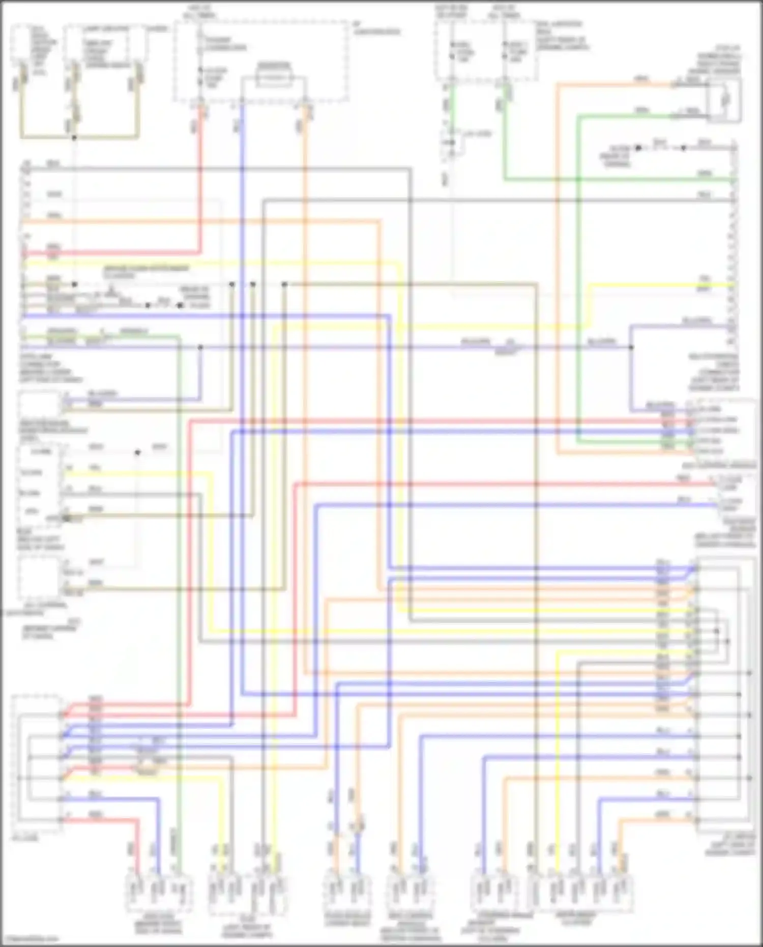 Santa Fe Hyundai II facelift (2010-2012): 3.5l, computer data lines circuit