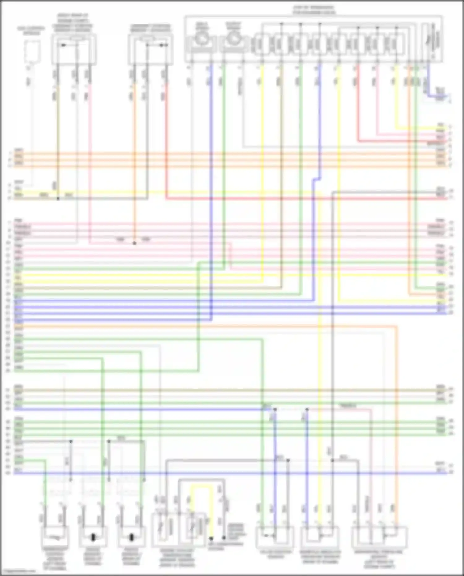 Santa Fe Hyundai II facelift (2010-2012): Wiring diagram engine performance 3.5l (4 of 5)
