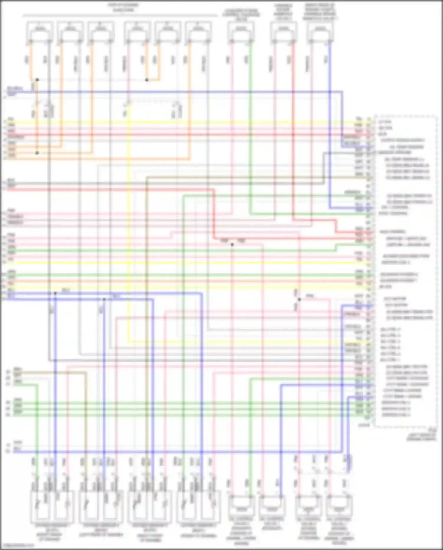 Santa Fe Hyundai II facelift (2010-2012): Wiring diagram engine performance 3.5l (5 of 5)