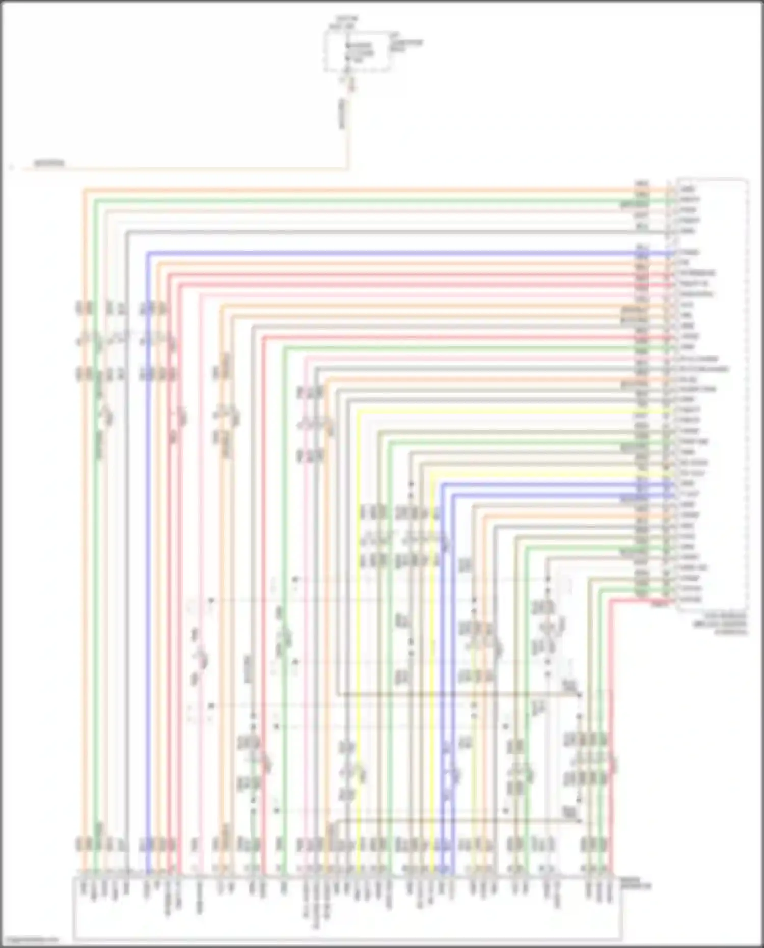 Santa Fe Hyundai II facelift (2010-2012): Rear seat entertainment circuit (2 of 2)