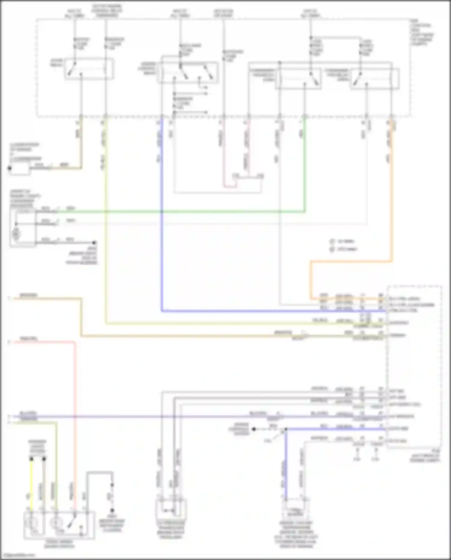 Wiring diagram apt sig for Hyundai Santa Fe II facelift (2010-2012) (2 of 3)