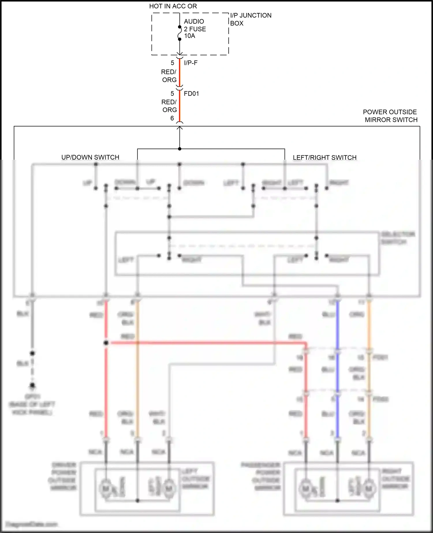 Wiring diagram blu for Hyundai Santa Fe II facelift (2010-2012) (19 of 63)