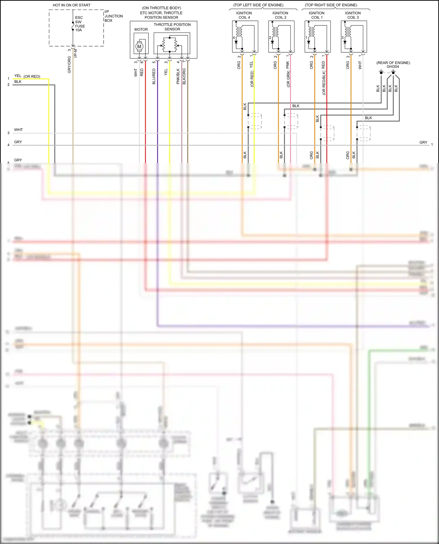Wiring diagram clock- spring for Hyundai Santa Fe II facelift (2010-2012) (10 of 10)
