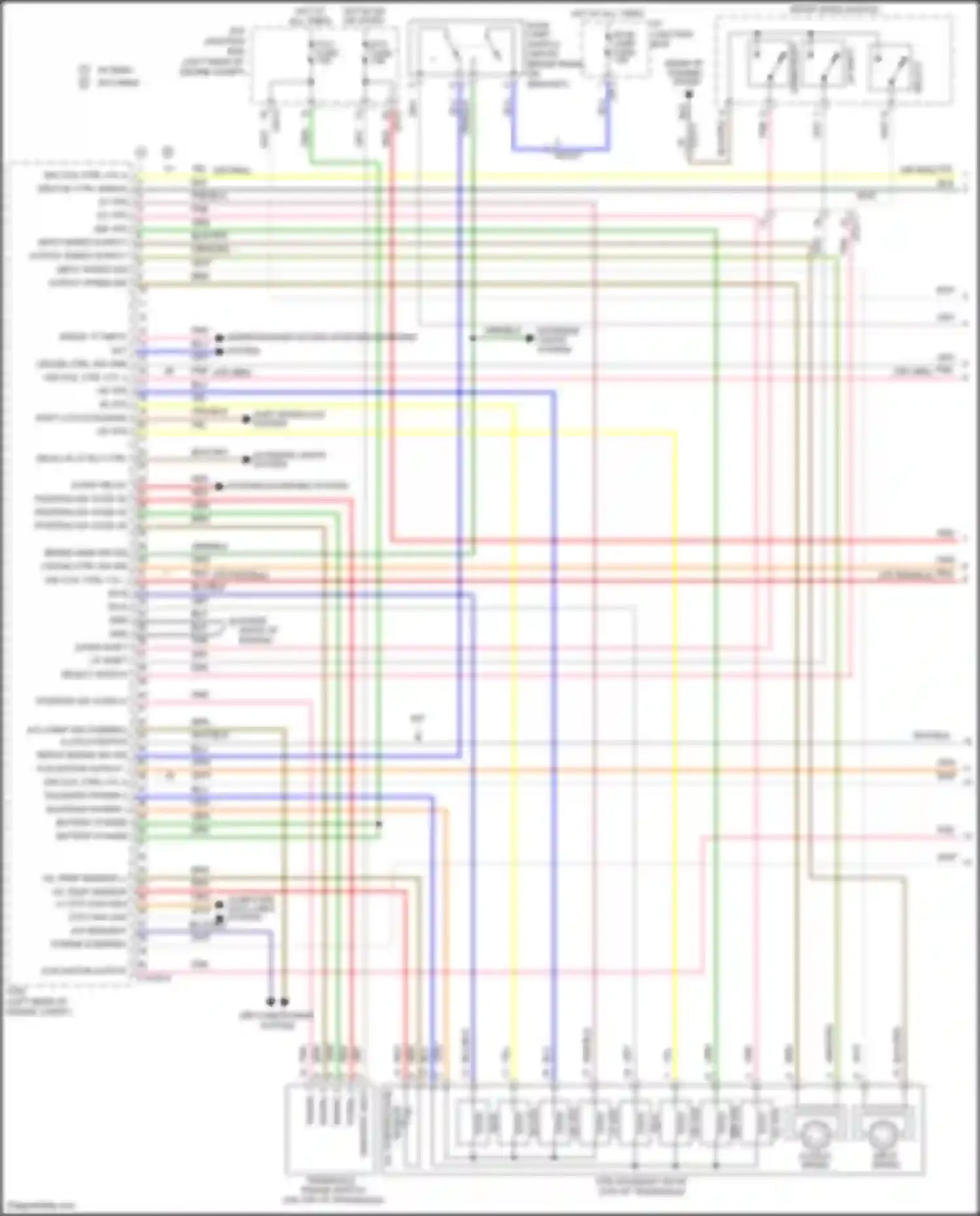 Wiring diagram computer data lines system for Hyundai Santa Fe II facelift (2010-2012) (13 of 15)