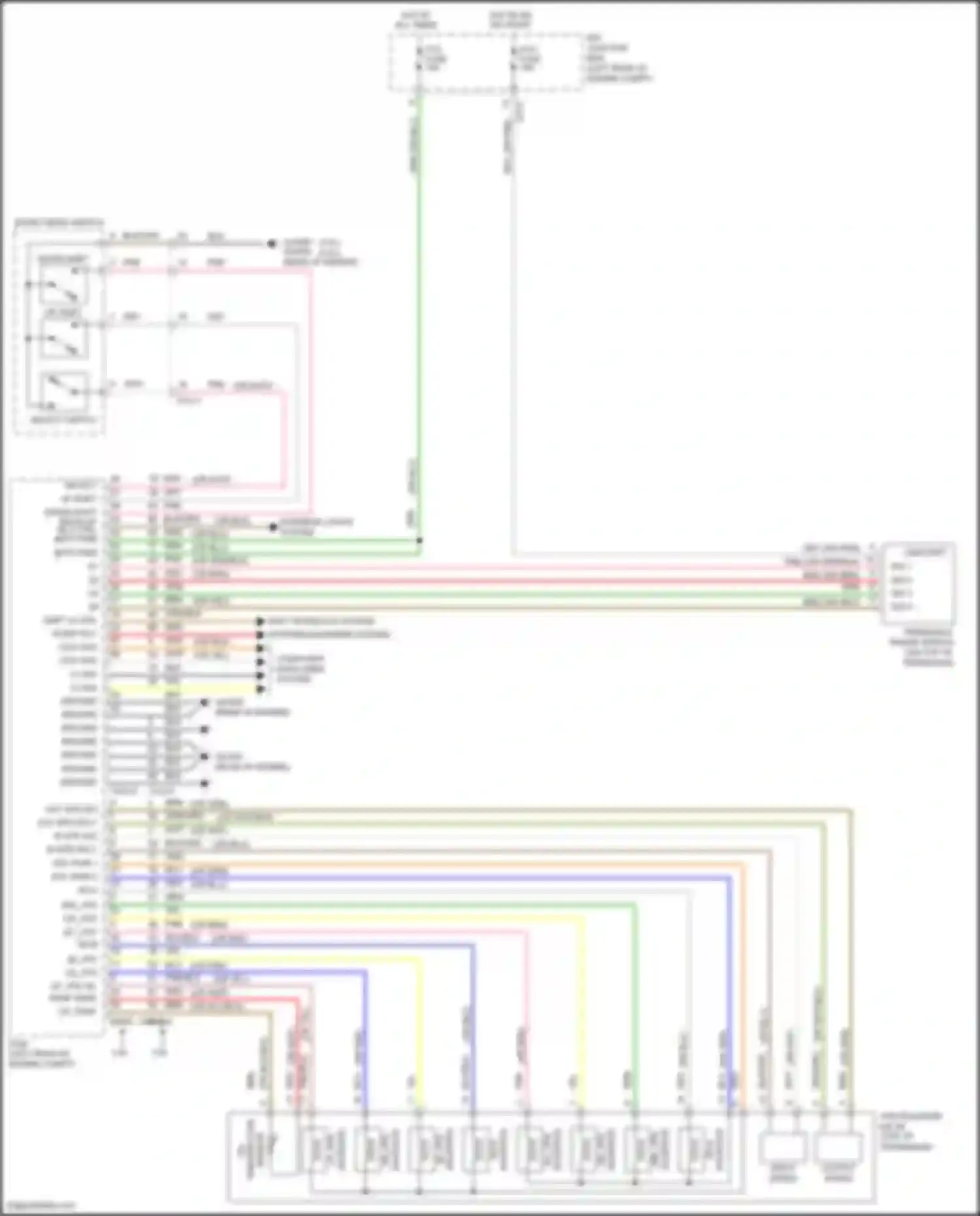 Wiring diagram out spd sig for Hyundai Santa Fe II facelift (2010-2012) (1 of 1)