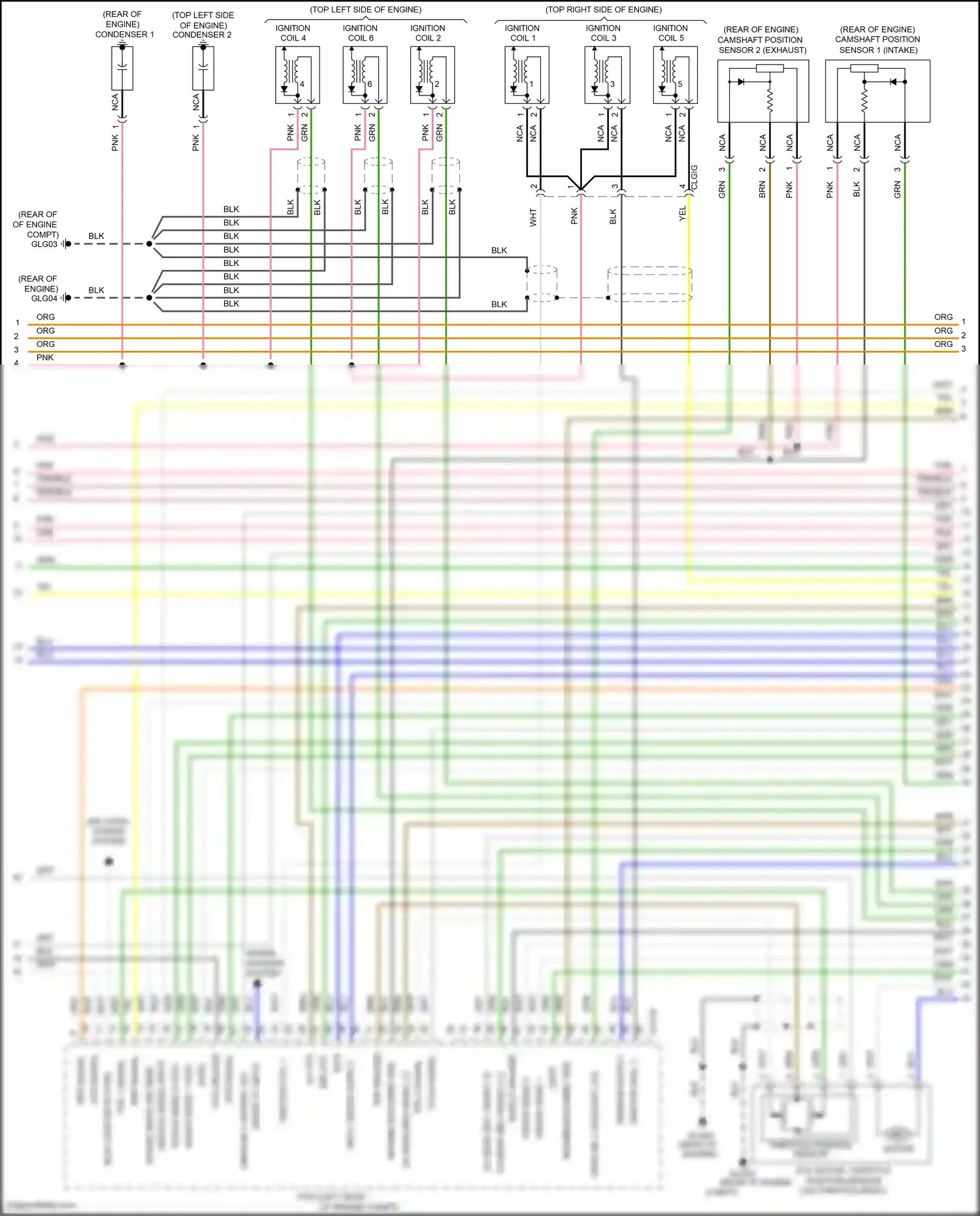 Wiring diagram sensor supply for Hyundai Santa Fe II facelift (2010-2012) (1 of 1)