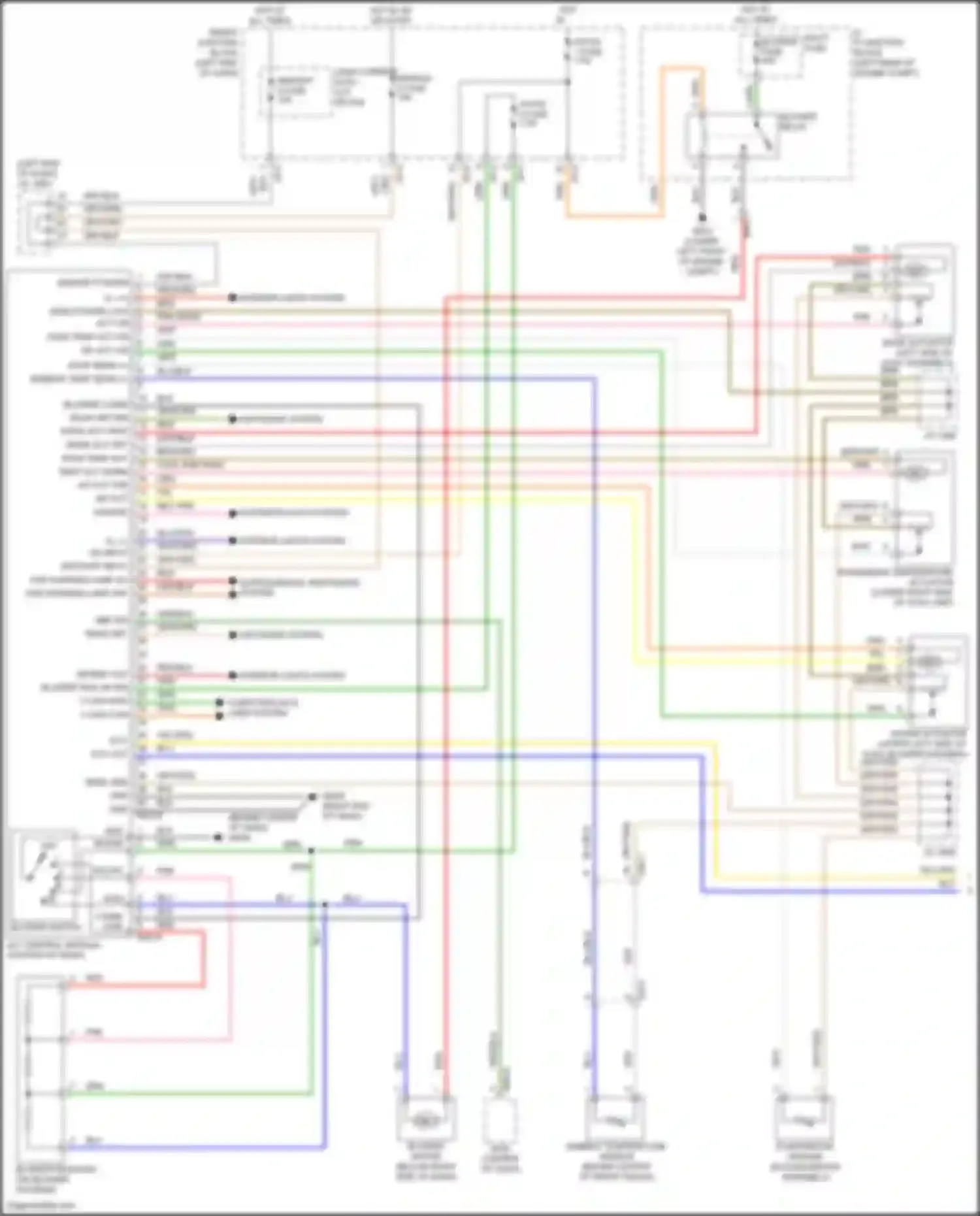 Santa Fe Hyundai III facelift (2015-2018): Manual a/c circuit (1 of 2)