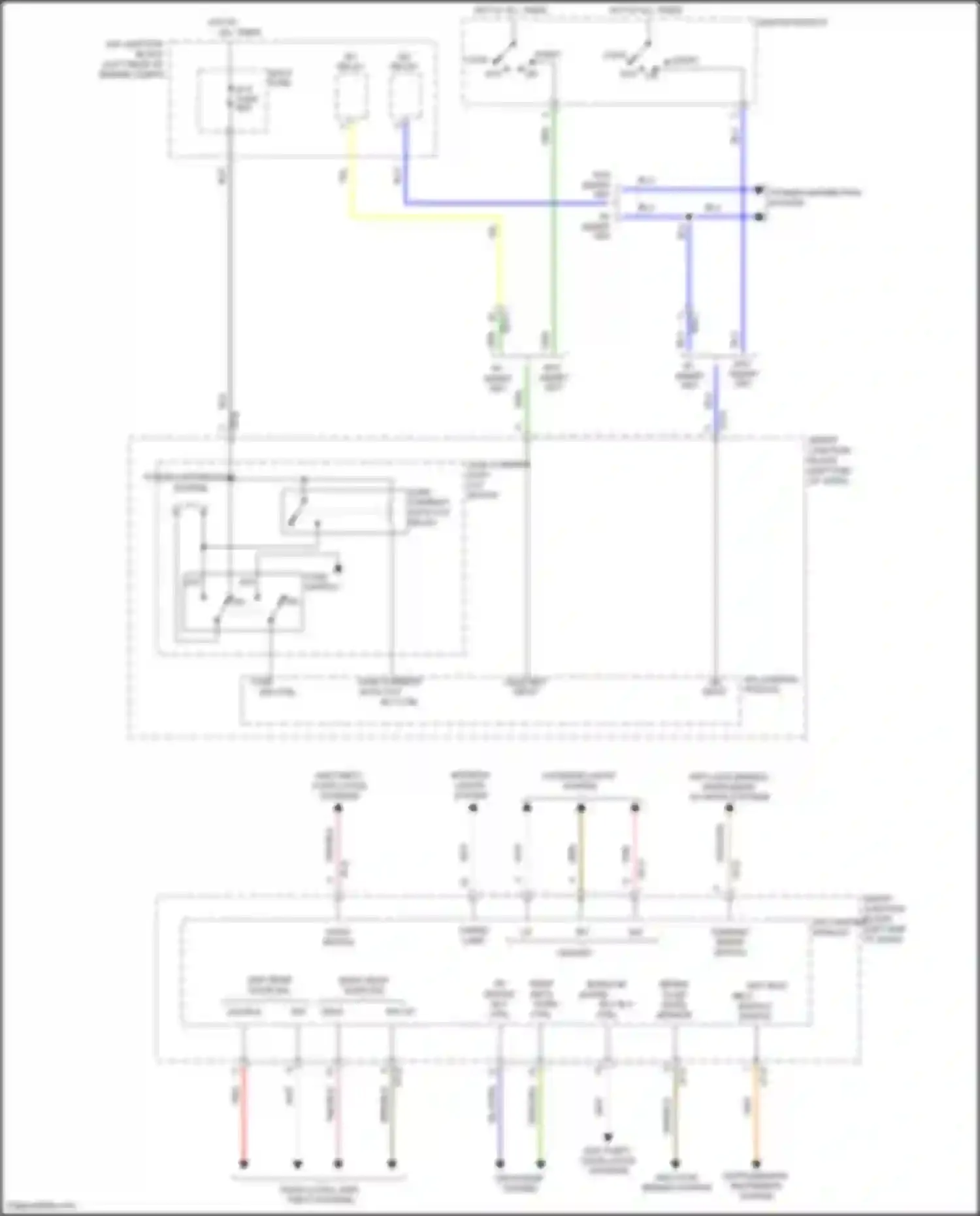 Santa Fe Hyundai III facelift (2015-2018): Ips control module circuit (2 of 2)