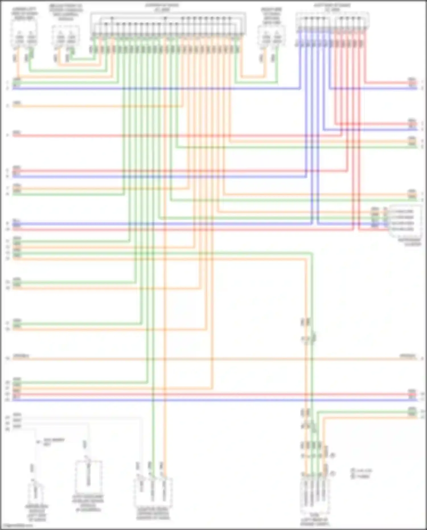 Santa Fe Hyundai III facelift (2015-2018): Computer data lines circuit (2 of 4)