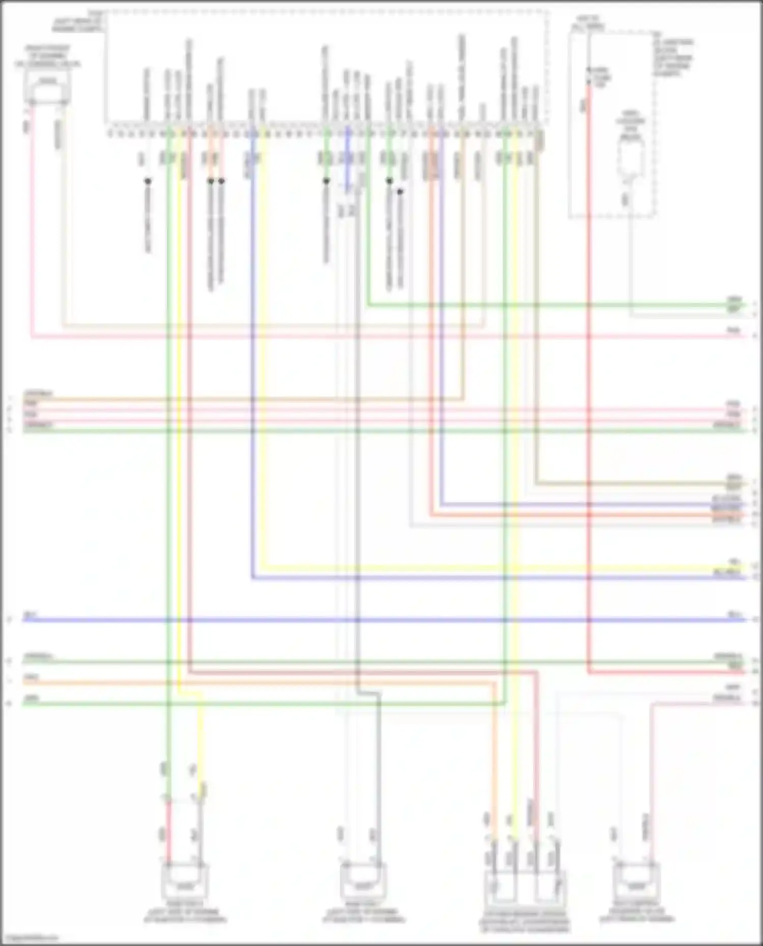 Santa Fe Hyundai III facelift (2015-2018): Wiring diagram engine performance 2.0l turbo (5 of 7)