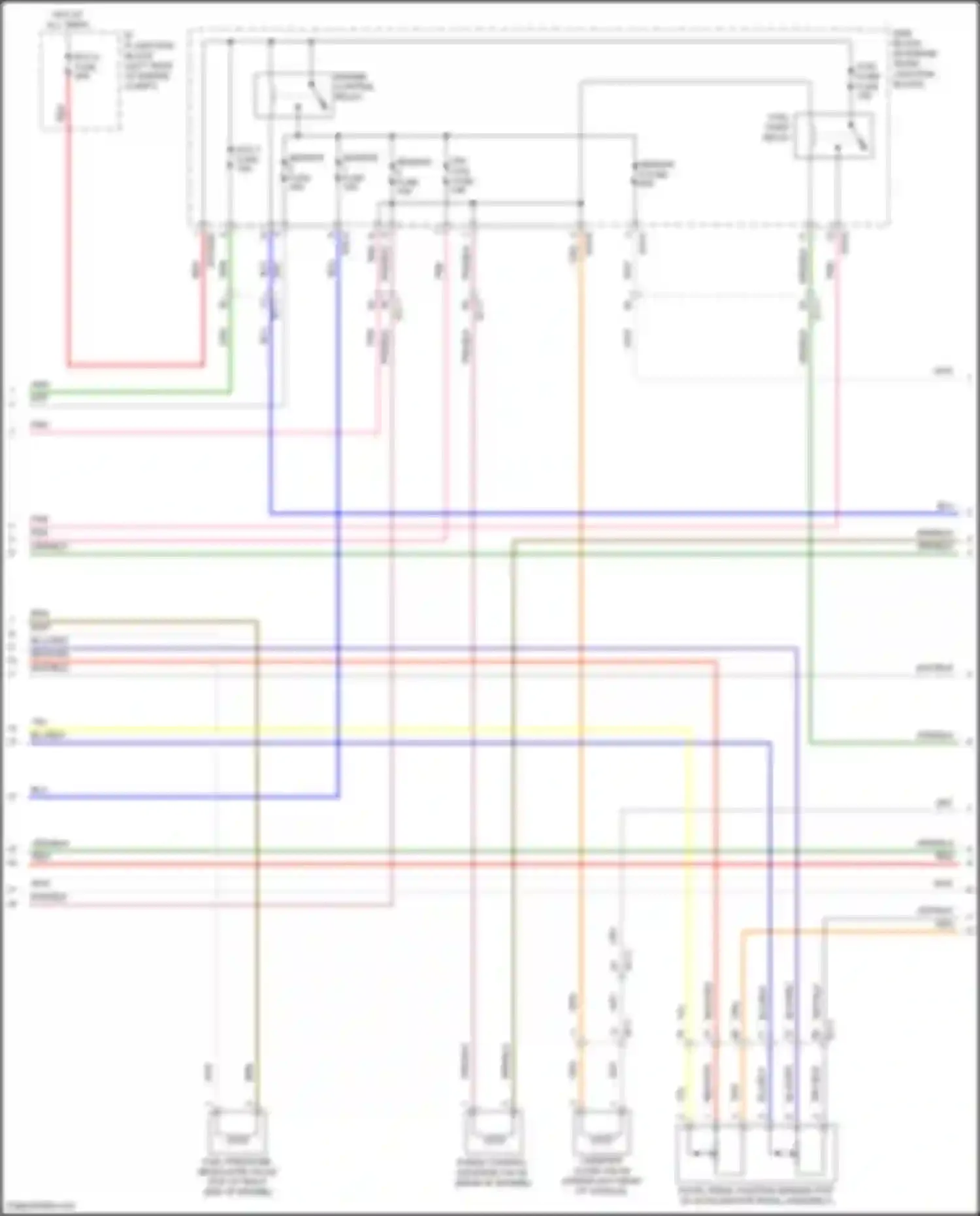Santa Fe Hyundai III facelift (2015-2018): Wiring diagram engine performance 2.0l turbo (6 of 7)