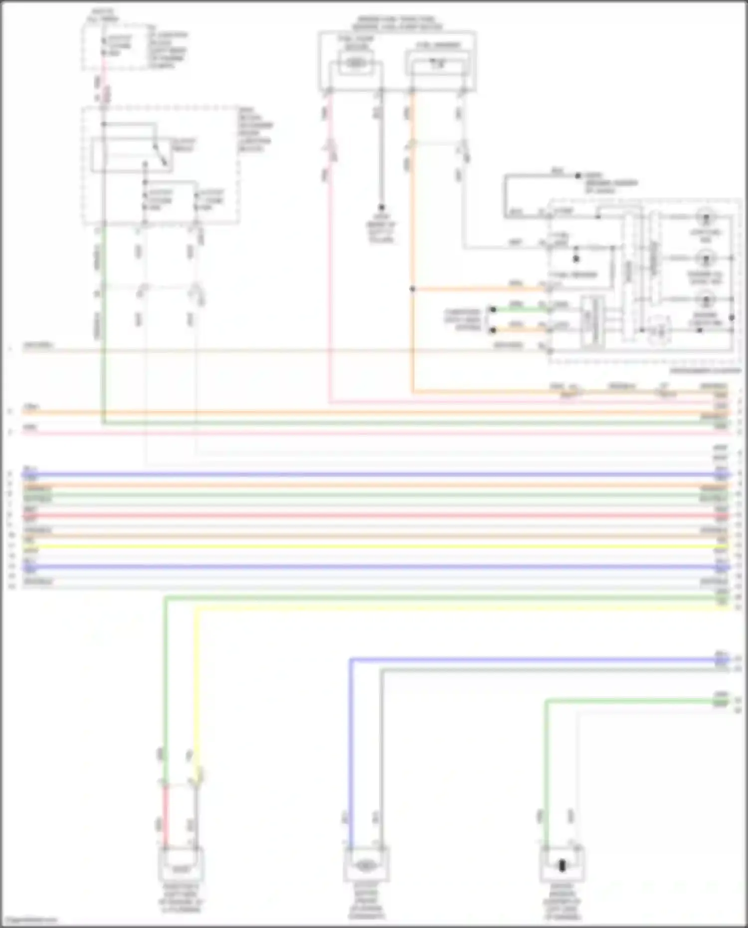 Santa Fe Hyundai III facelift (2015-2018): Wiring diagram engine performance 2.4l (3 of 7)