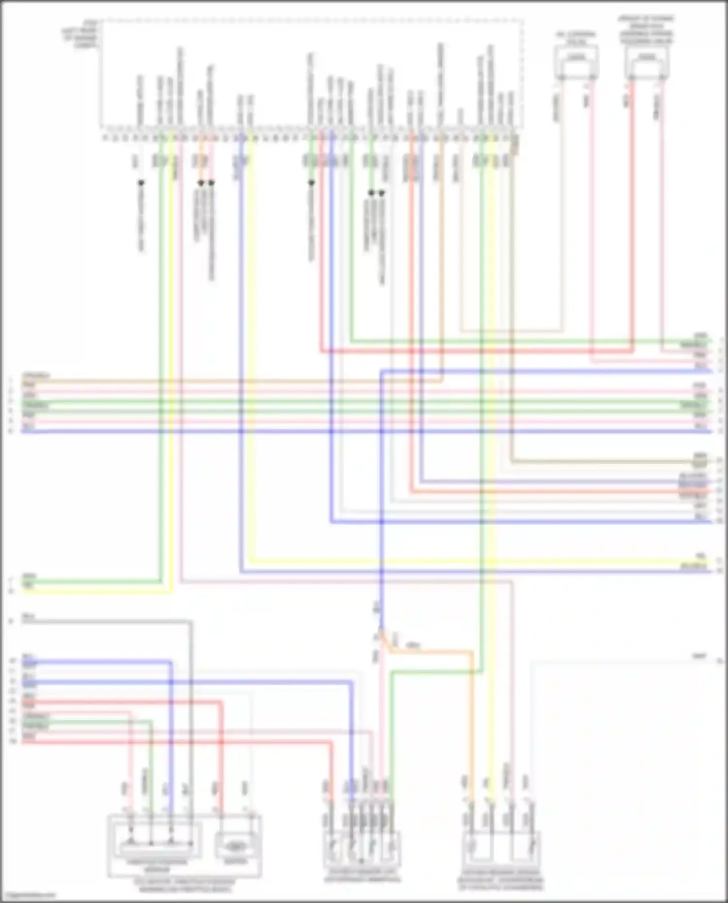 Santa Fe Hyundai III facelift (2015-2018): Wiring diagram engine performance 2.4l (5 of 7)