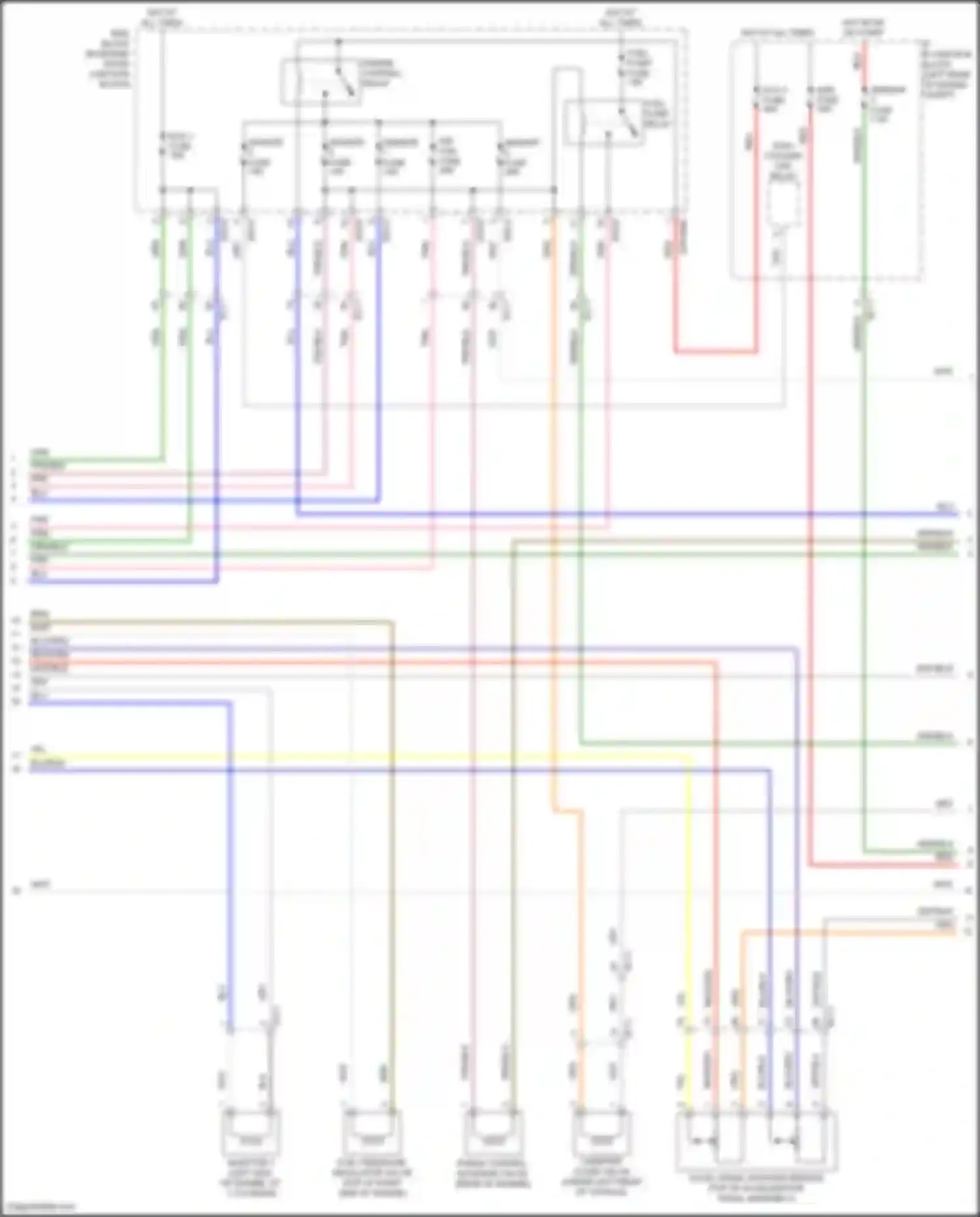 Santa Fe Hyundai III facelift (2015-2018): Wiring diagram engine performance 2.4l (6 of 7)
