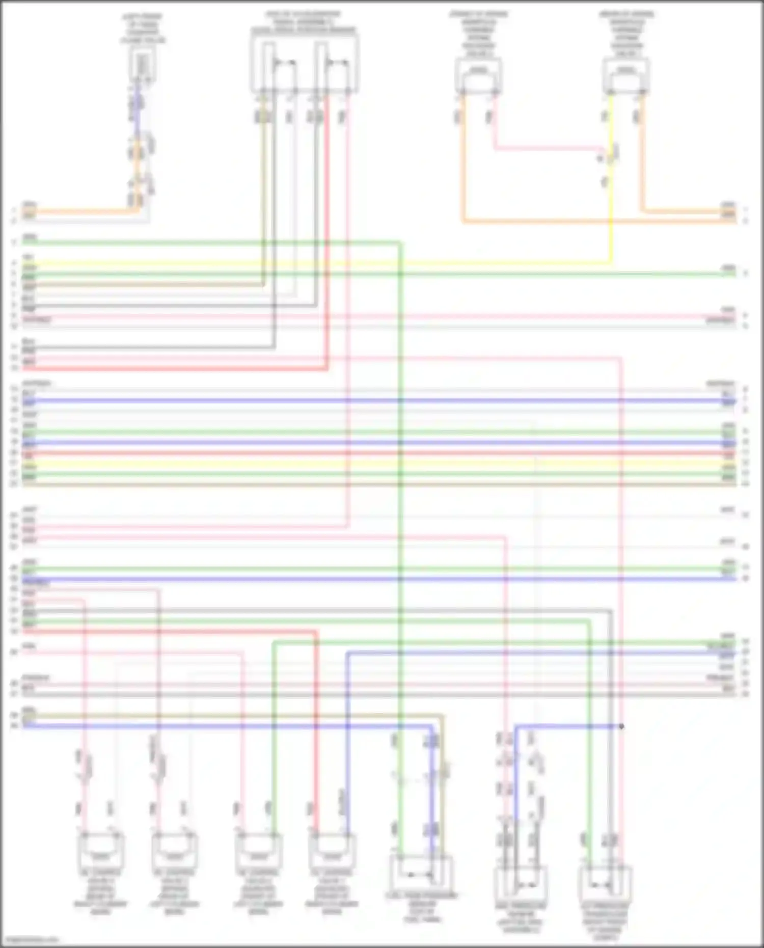 Santa Fe Hyundai III facelift (2015-2018): Wiring diagram engine performance 3.3l (5 of 9)