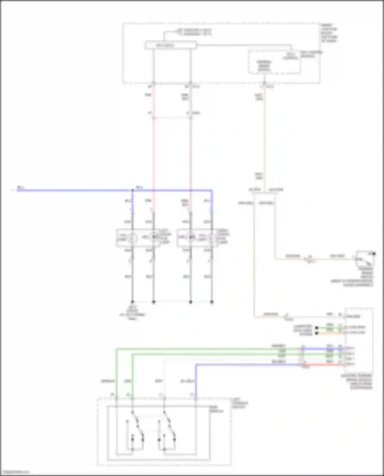 Santa Fe Hyundai III facelift (2015-2018): Autolamps circuit (2 of 2)