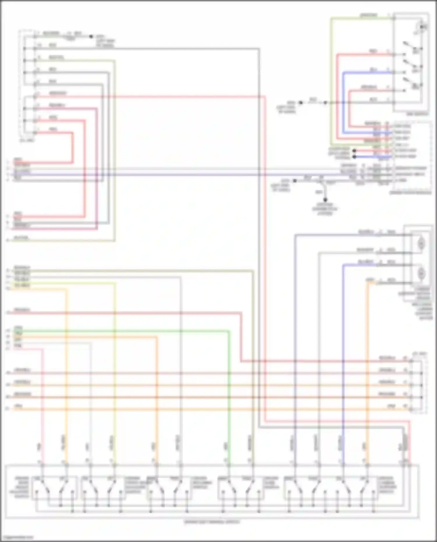 Santa Fe Hyundai III facelift (2015-2018): Memory seat circuit (2 of 2)