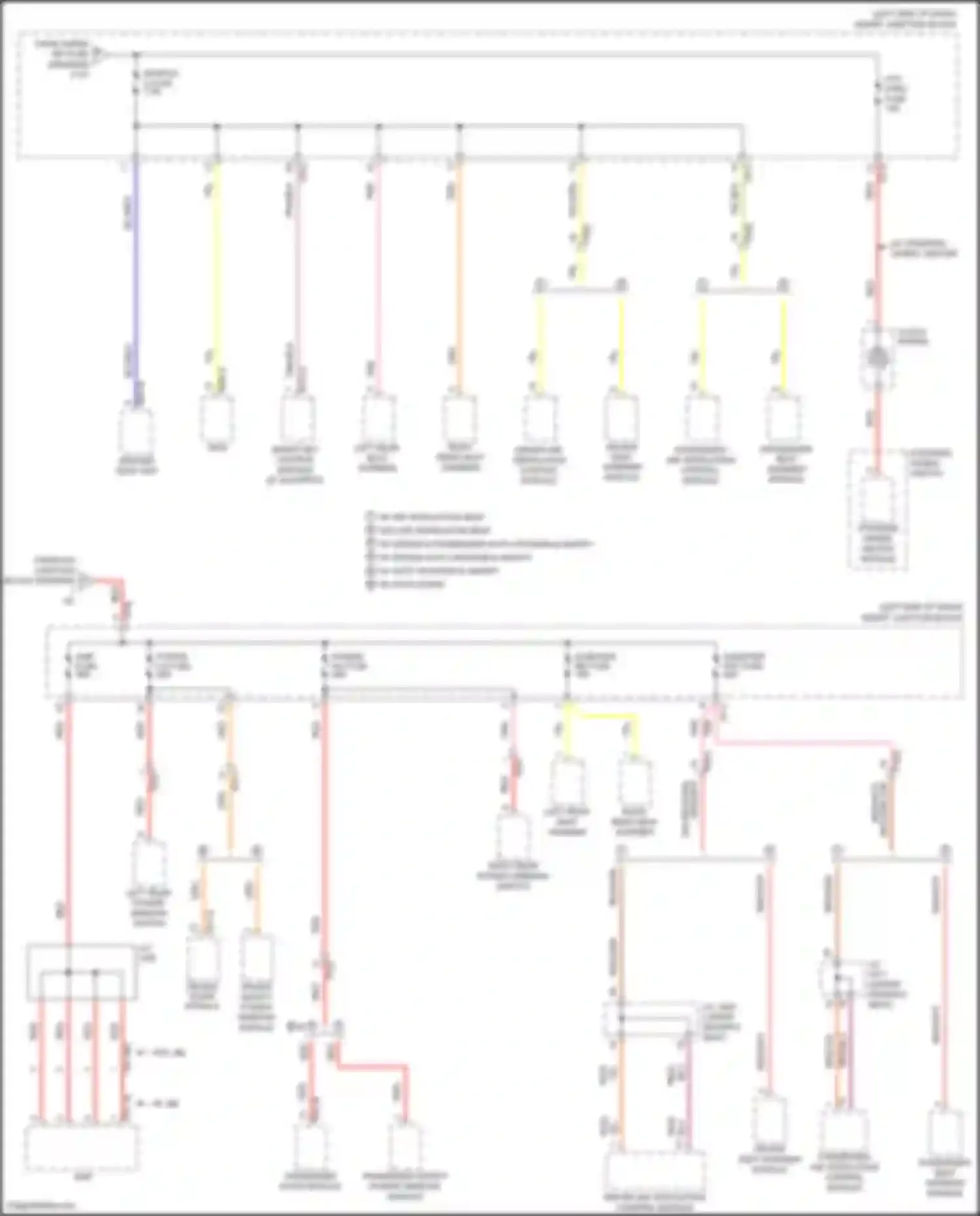 Santa Fe Hyundai III facelift (2015-2018): Power distribution circuit (3 of 8)