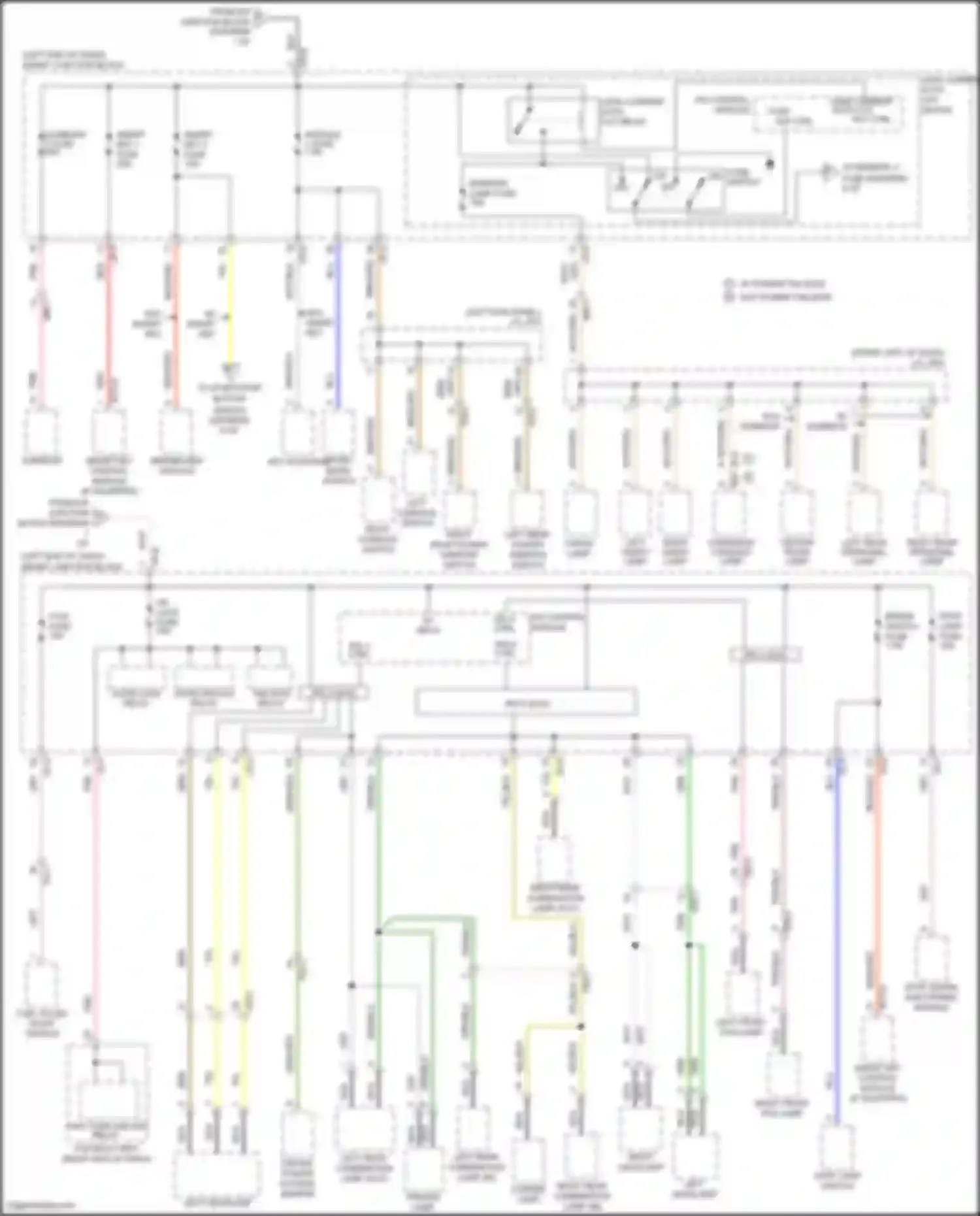 Santa Fe Hyundai III facelift (2015-2018): Power distribution circuit (4 of 8)