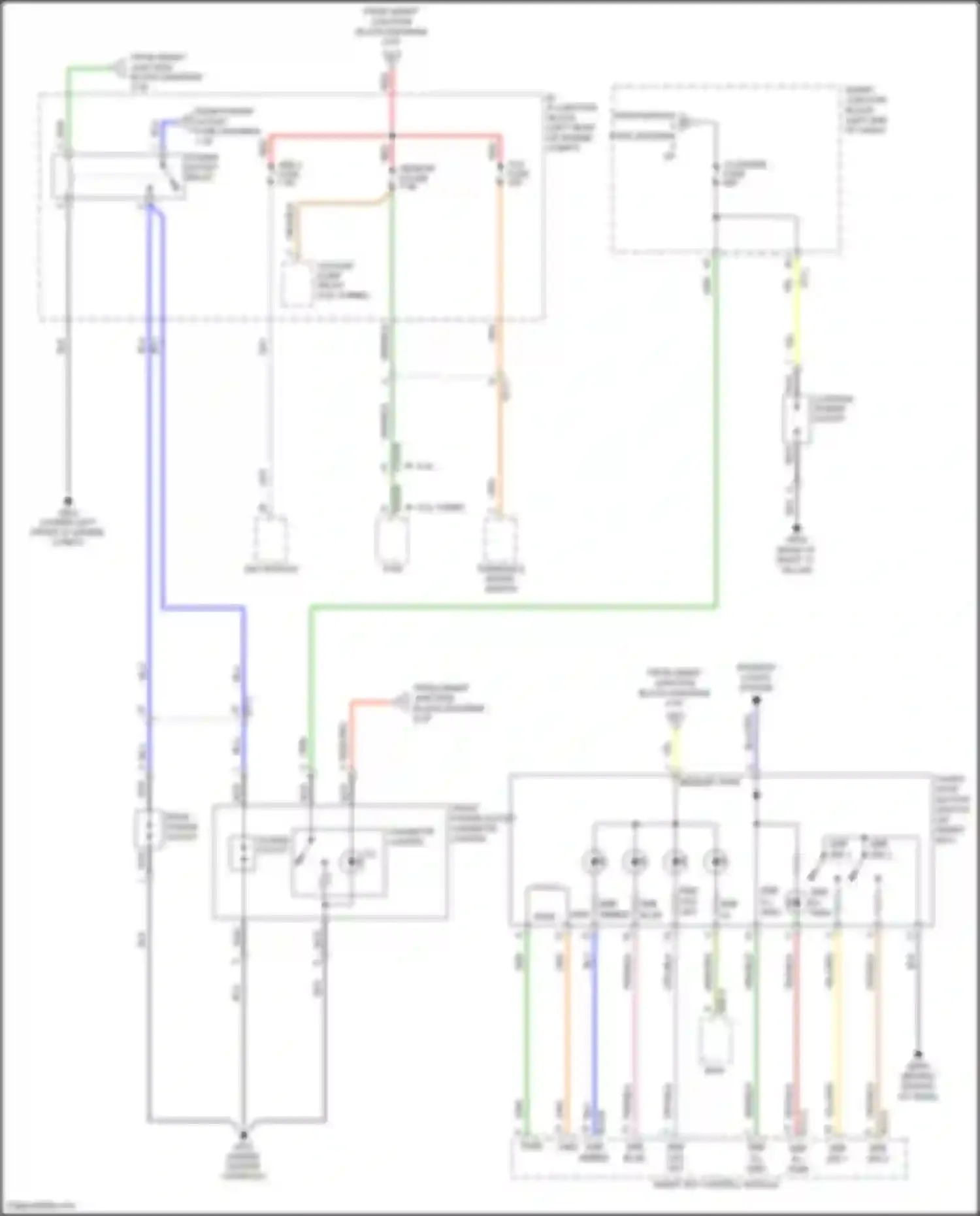 Santa Fe Hyundai III facelift (2015-2018): Power distribution circuit (6 of 8)