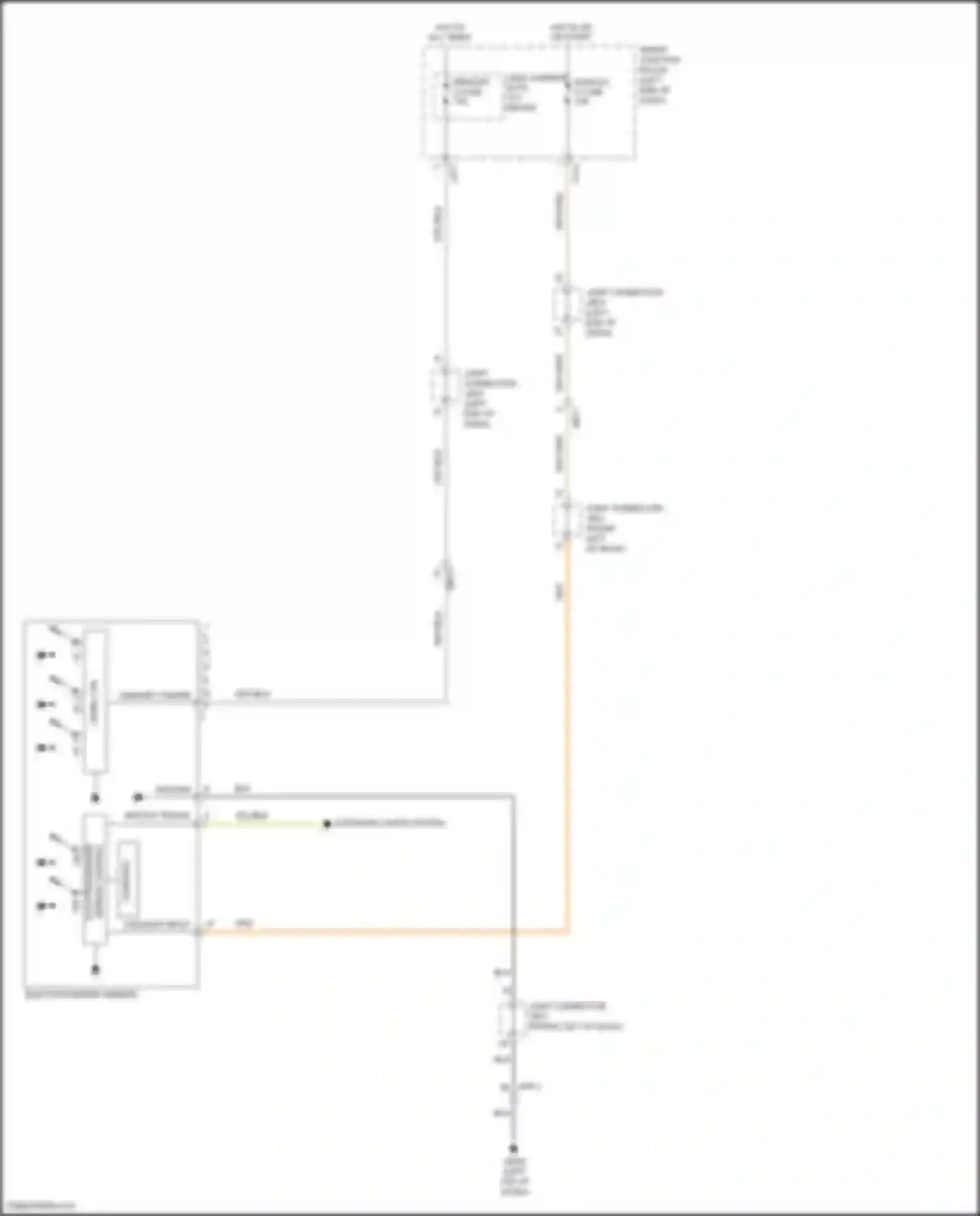 Santa Fe Hyundai III facelift (2015-2018): Electrochromic mirror circuit, w/ home link & compass