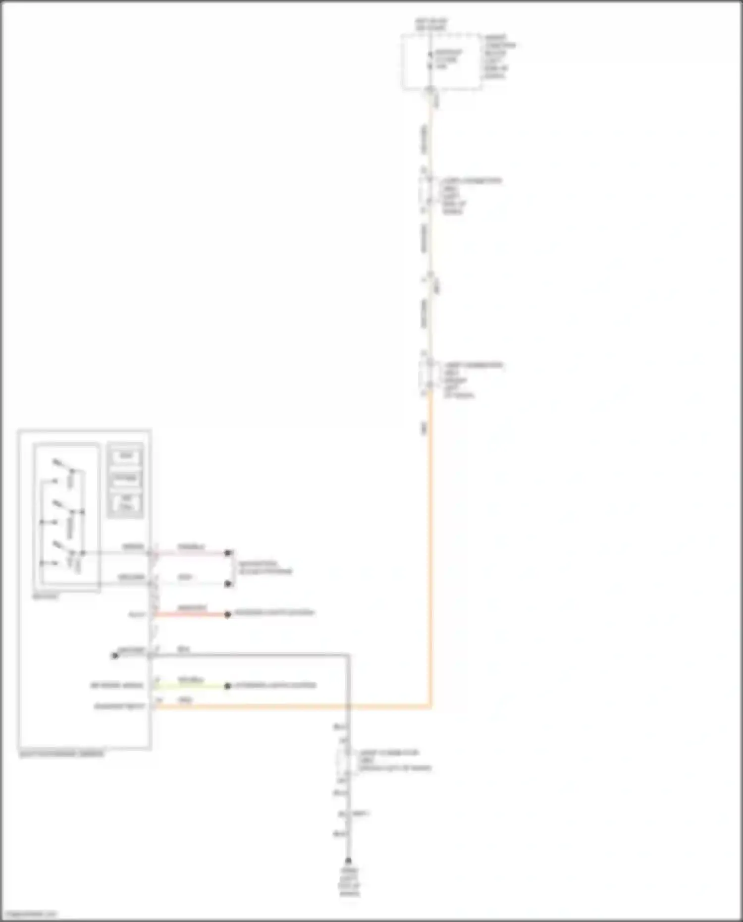 Santa Fe Hyundai III facelift (2015-2018): Electrochromic mirror circuit, w/o home link & compass
