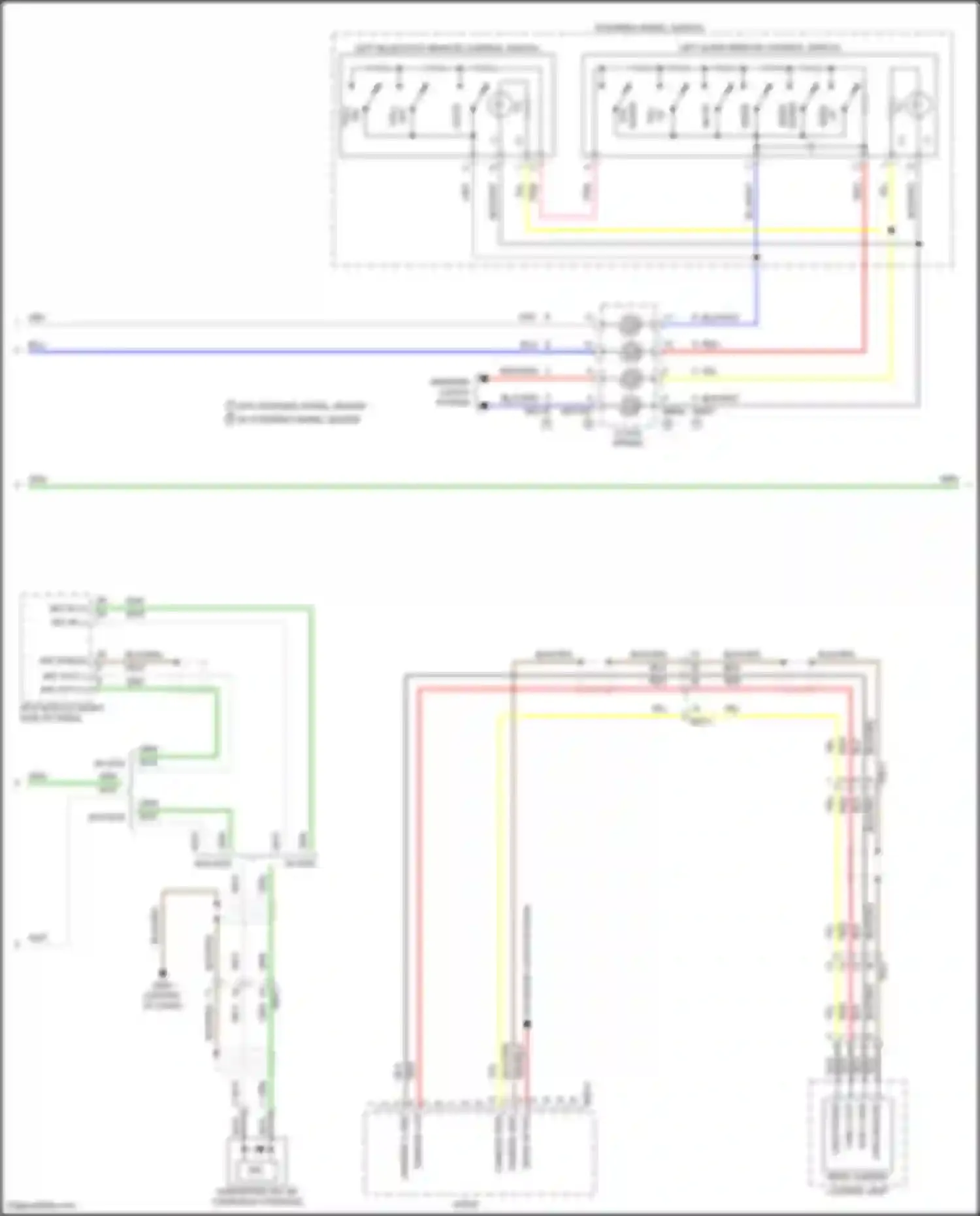 Santa Fe Hyundai III facelift (2015-2018): Radio circuit, w/o navigation, display audio w/ mobis amplifier (2 of 3)
