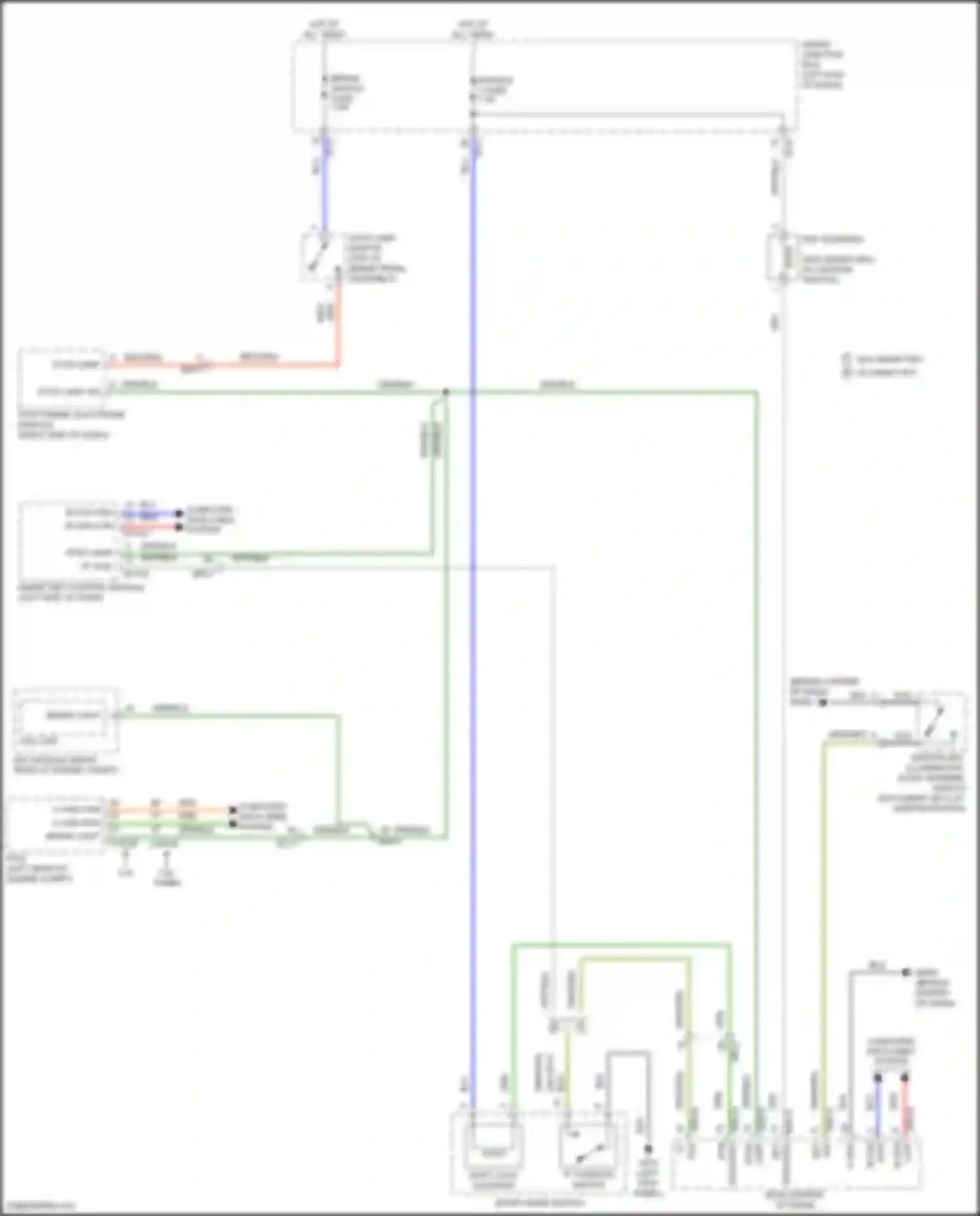 Santa Fe Hyundai III facelift (2015-2018): Shift interlock circuit