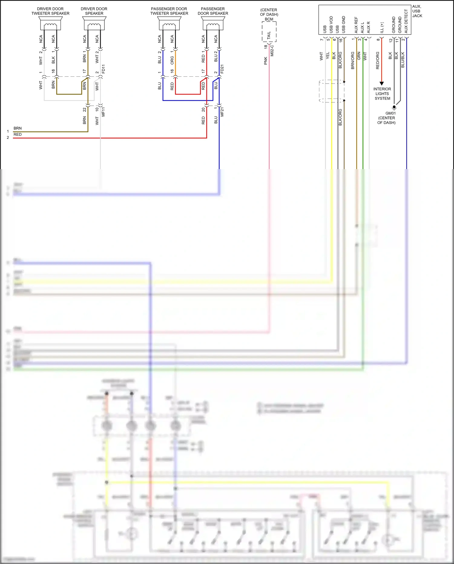 Wiring diagram clock- spring for Hyundai Santa Fe III facelift (2015-2018) (23 of 28)